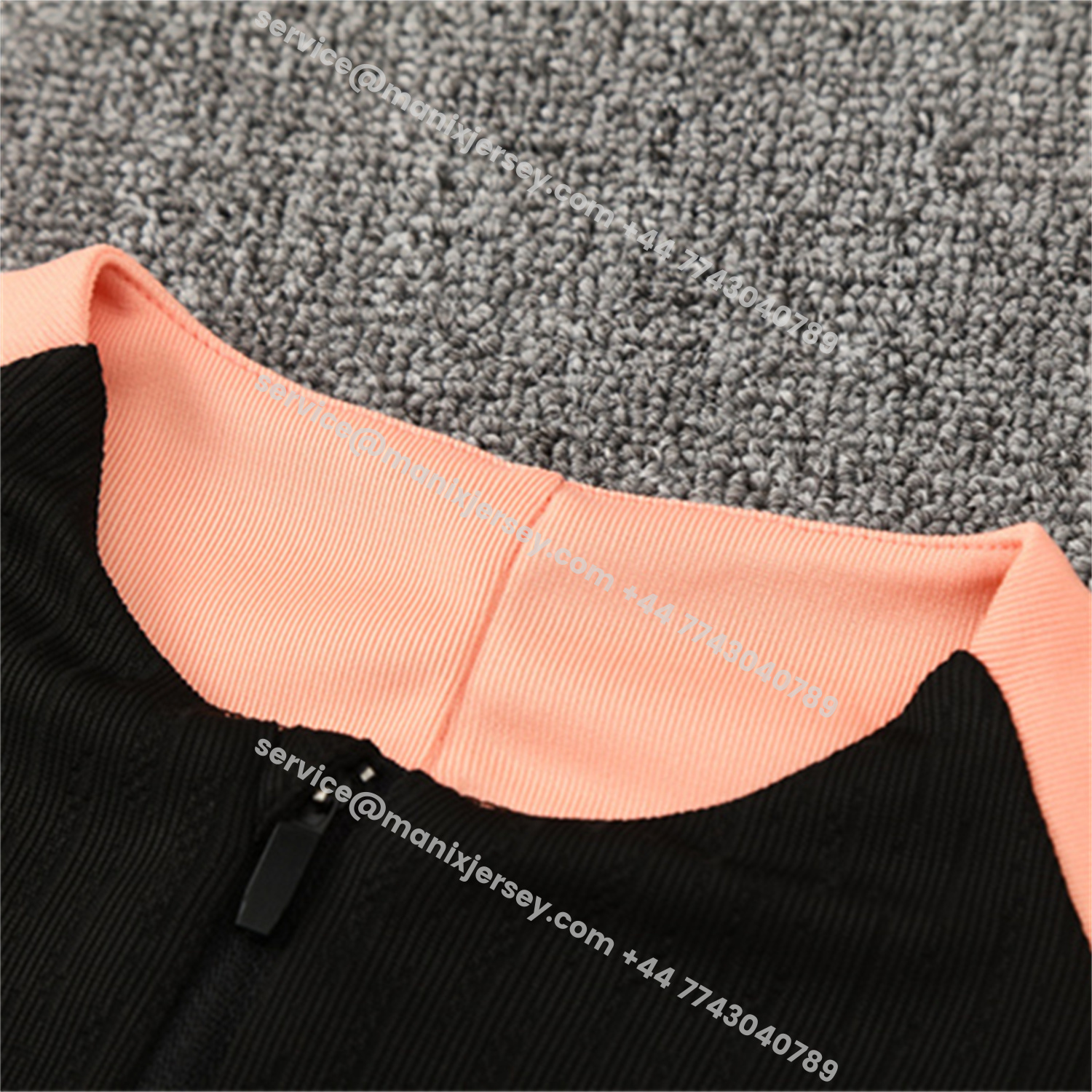 ManixJersey.com | France 25-26 Long Sleeve Training Set - Player Version - Black Top and Pants -Customize Name, Number and Patch | Worldwide Shipping