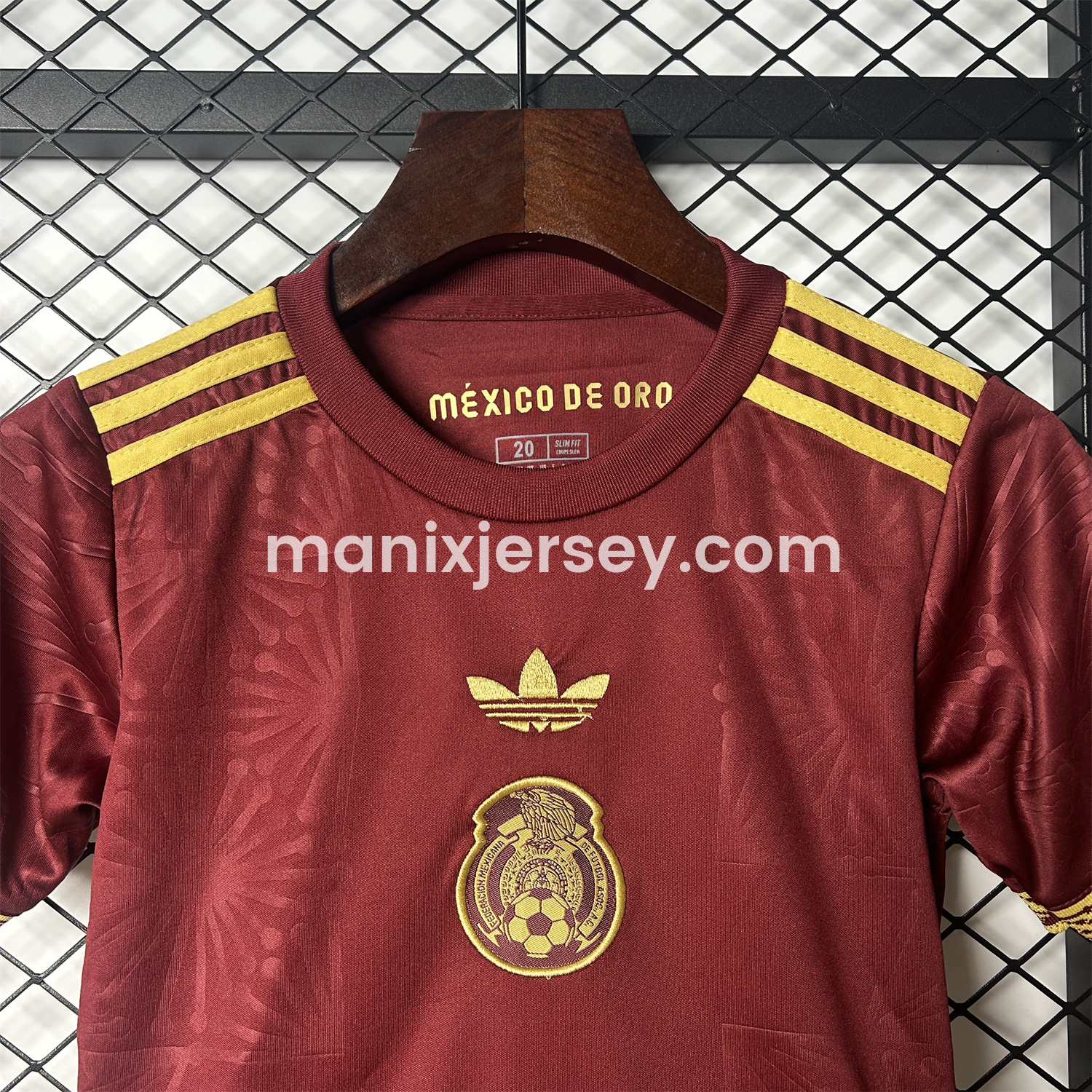 ManixJersey.com | Mexico 2025 Gold Cup Red Special Edition Kids Kit -Customize Name, Number and Patch | Worldwide Shipping