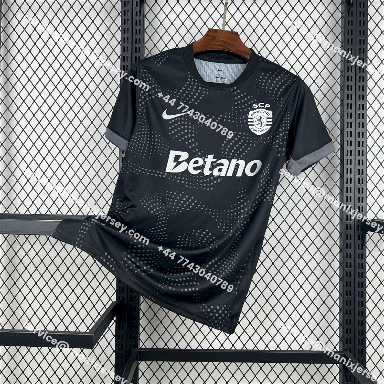 ManixJersey.com | Sporting CP 25-26 Black Special Jersey - Fans Version -Customize Name, Number and Patch | Worldwide Shipping