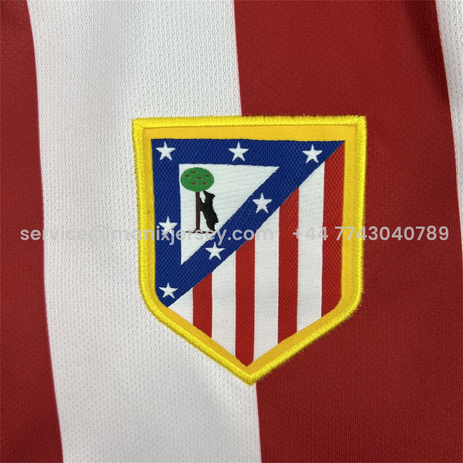 ManixJersey.com | Retro Atletico Madrid 2016-17 Home Jersey -Customize Name, Number and Patch | Worldwide Shipping
