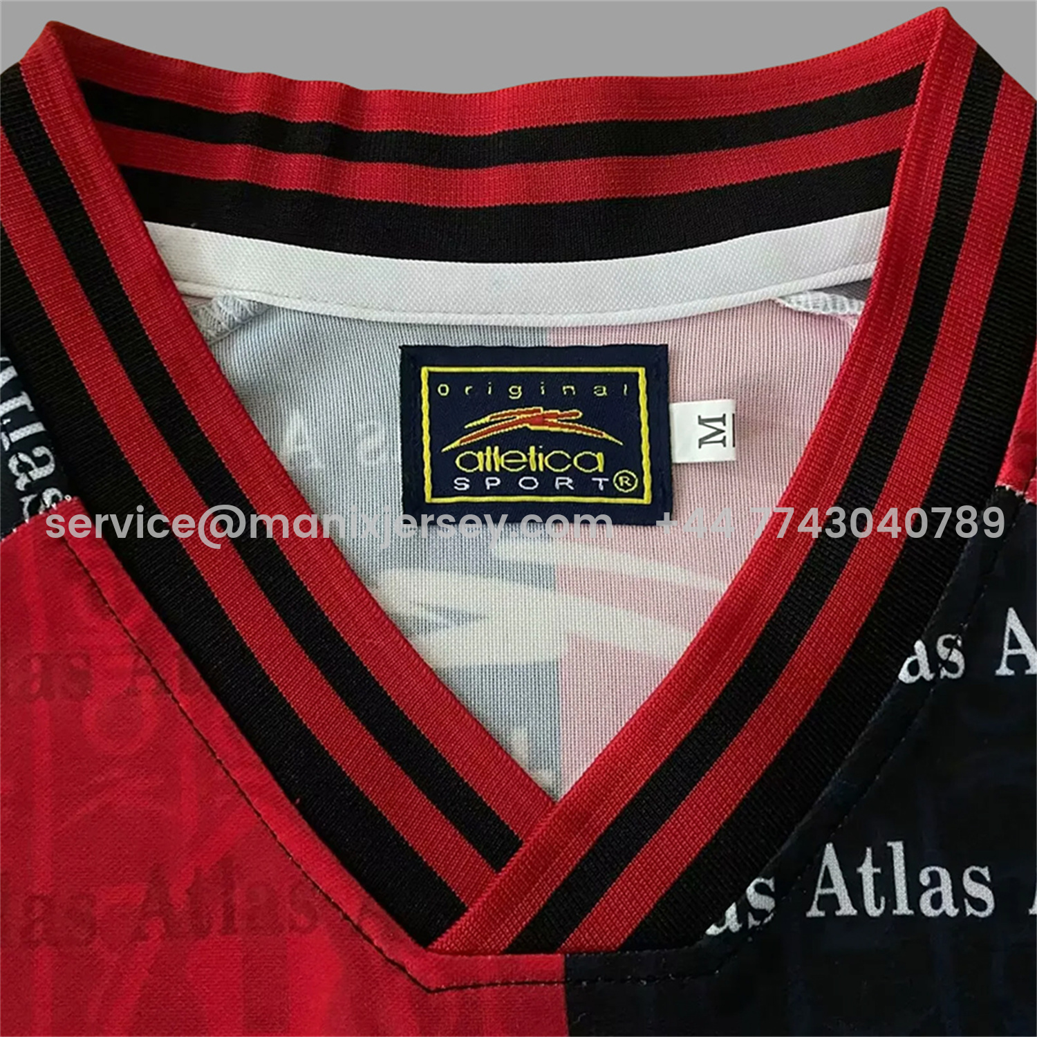 ManixJersey.com | Retro Atlas FC 1997-98 Home Jersey -Customize Name, Number and Patch | Worldwide Shipping