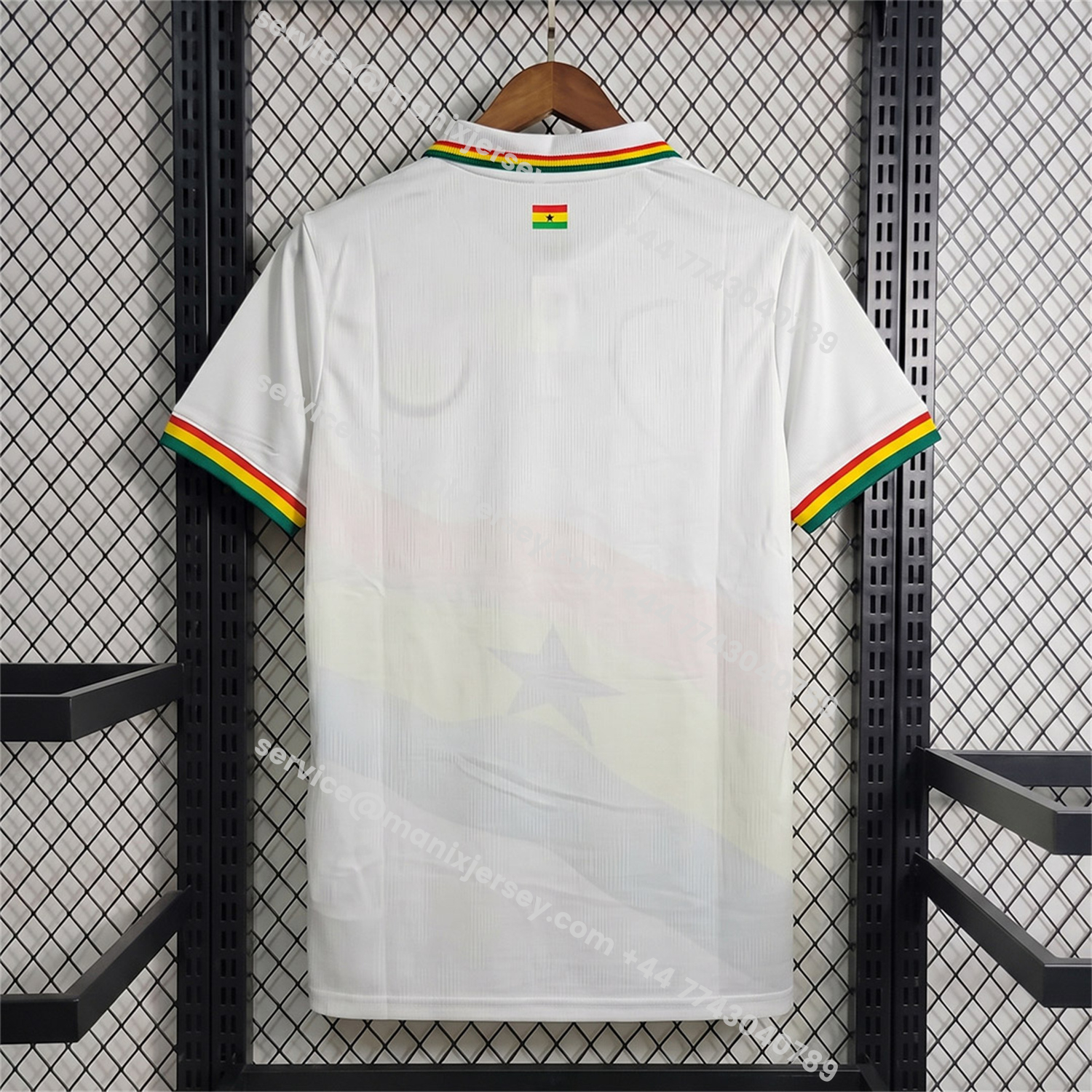 Ghana 2026 White With Flag Special Polo Jersey - Fans Version:football jersey mysite: unitedjerseyfootball 邓江浪:football