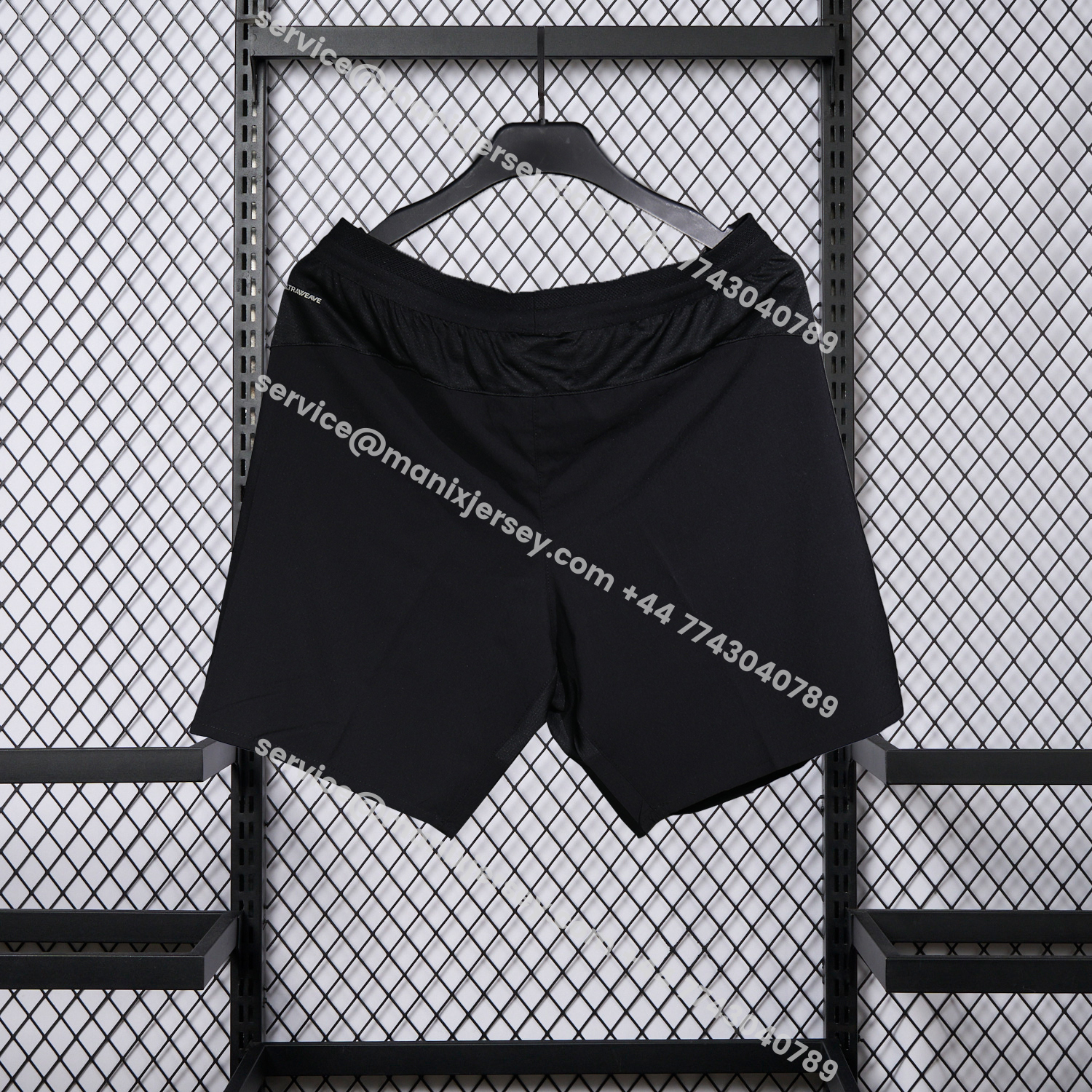 ManixJersey.com | Manchester City 25-26 Away Black Shorts - Player Version -Customize Name, Number and Patch | Worldwide Shipping