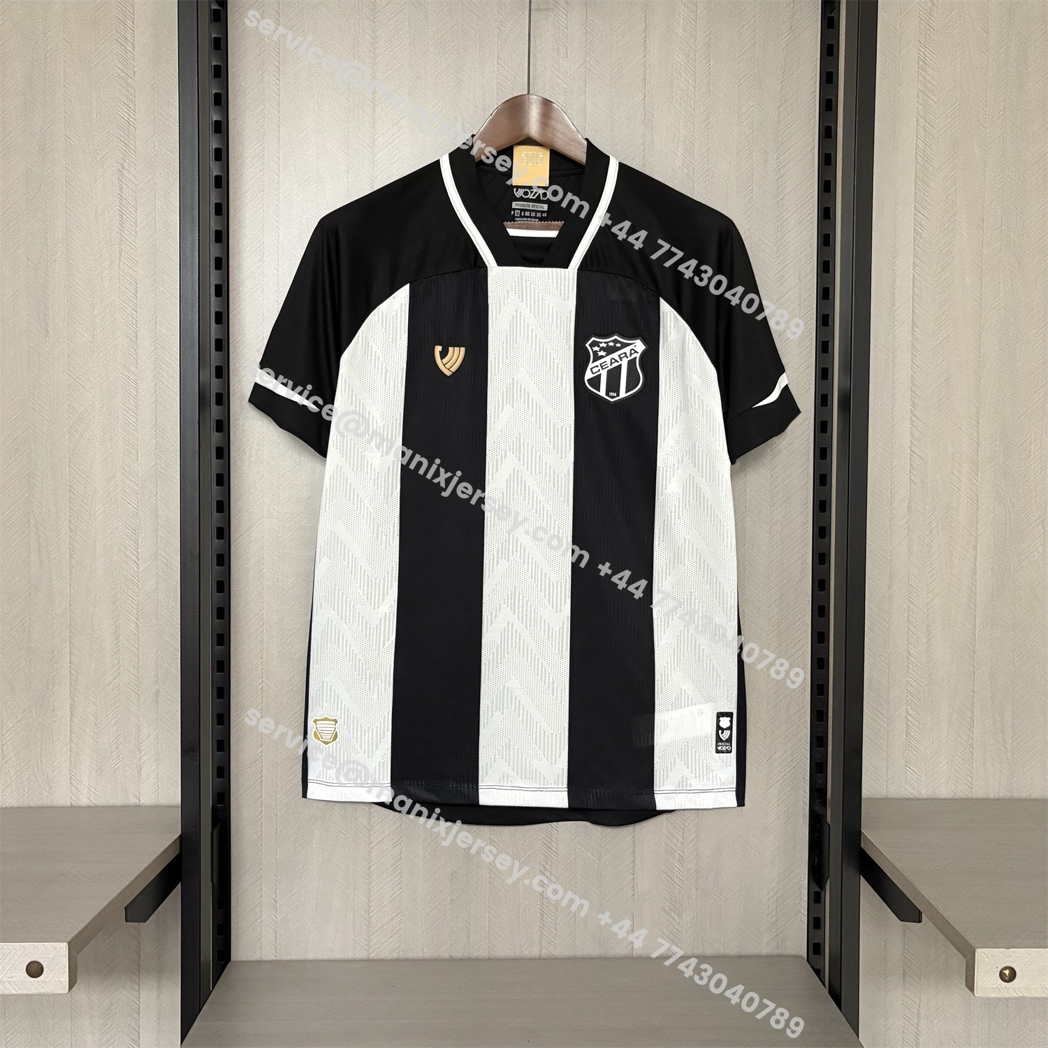 ManixJersey.com | Ceará 25-26 Home Jersey - Fans Version -Customize Name, Number and Patch | Worldwide Shipping