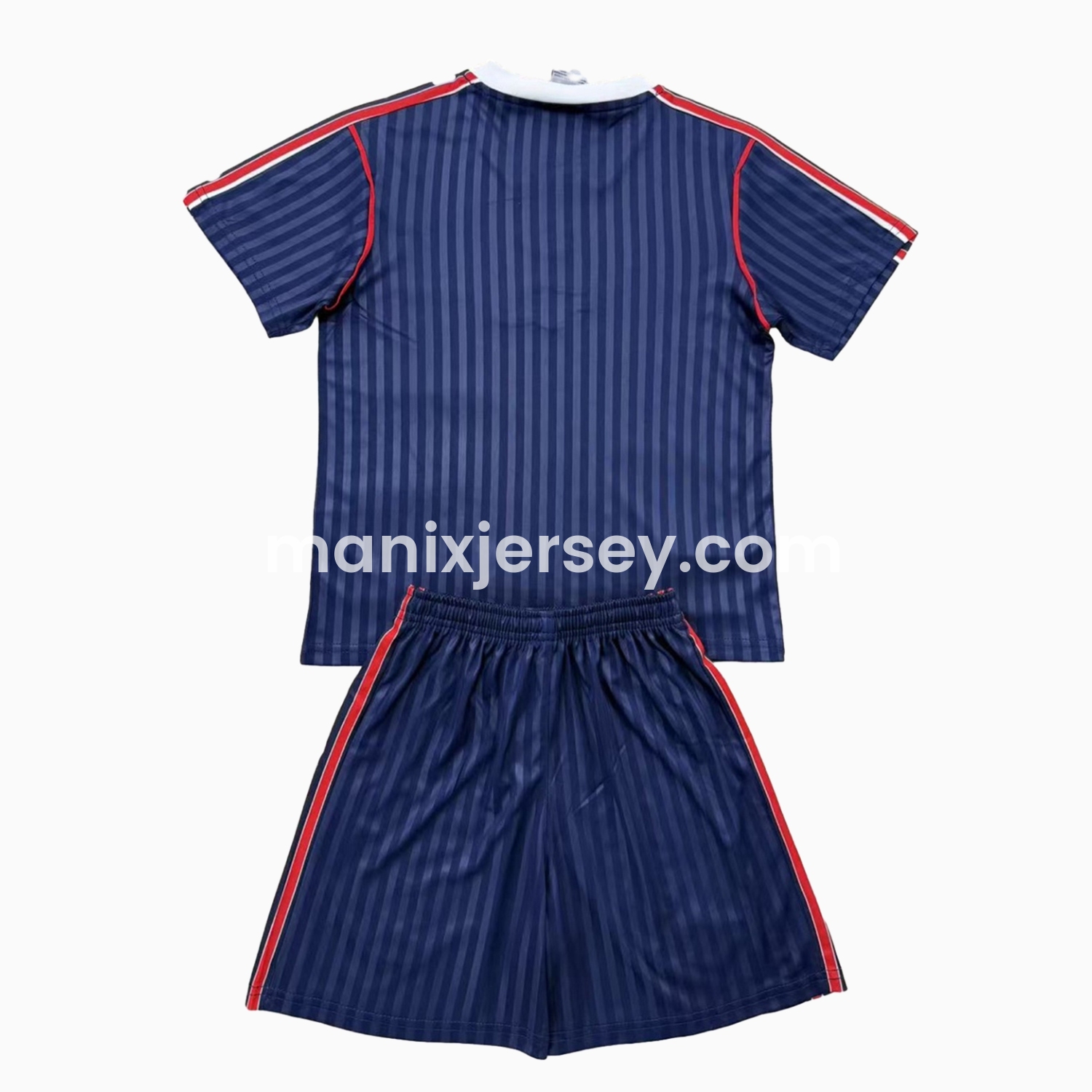 ManixJersey.com | Arsenal 24-25 Blue Terrace Icon Retro Style Kids Kit -Customize Name, Number and Patch | Worldwide Shipping