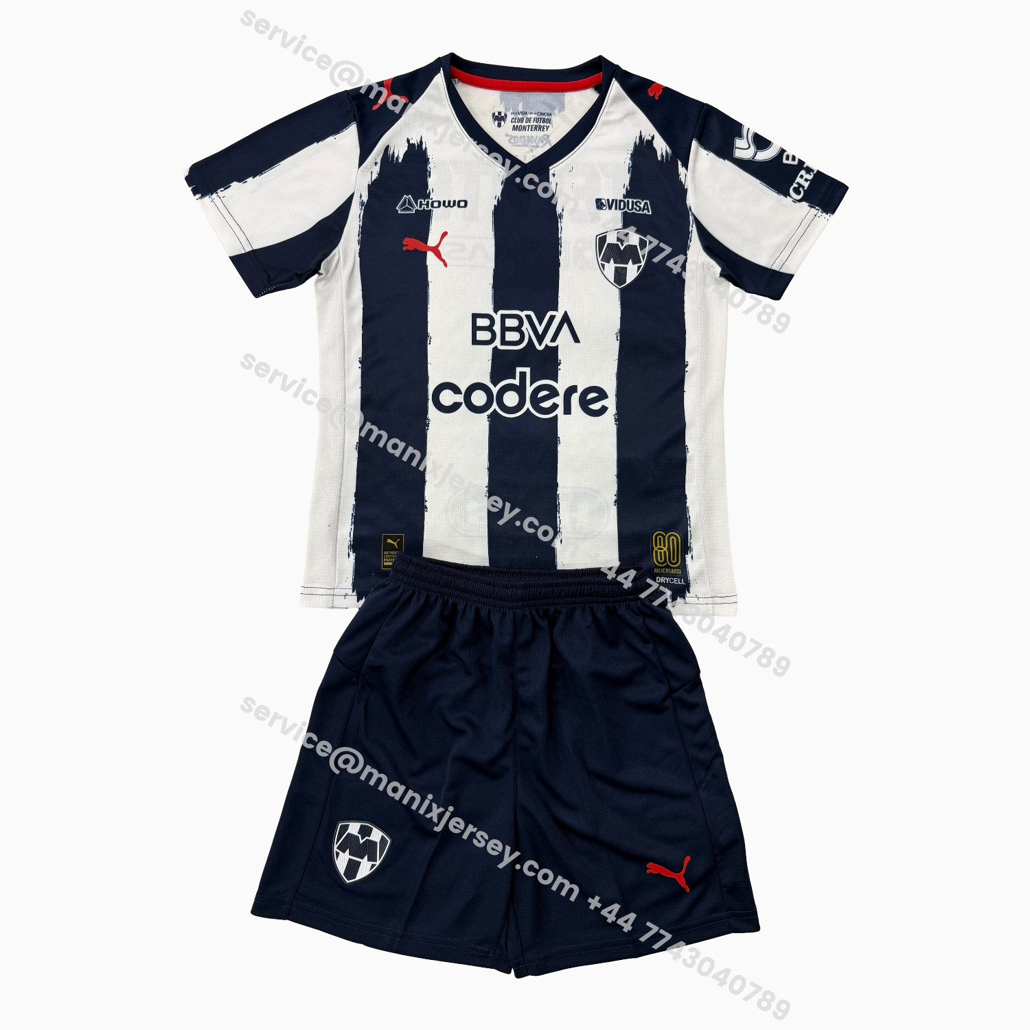 ManixJersey.com | Rayados Monterrey 25-26 Home Men's Adult Jersey Set - Fans Version -Customize Name, Number and Patch | Worldwide Shipping