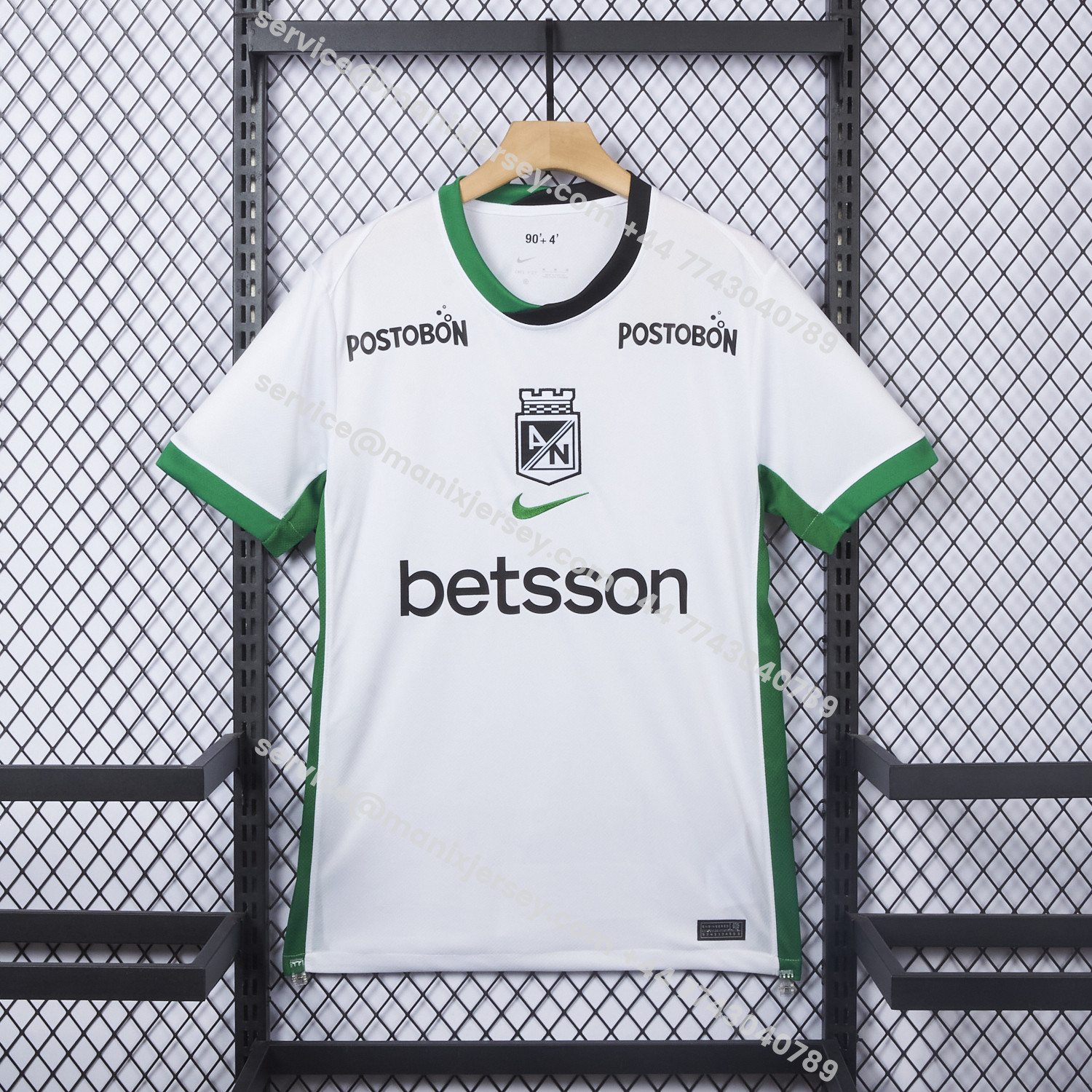 ManixJersey.com | Atlético Nacional 2026 Away Jersey - Fans Version -Customize Name, Number and Patch | Worldwide Shipping