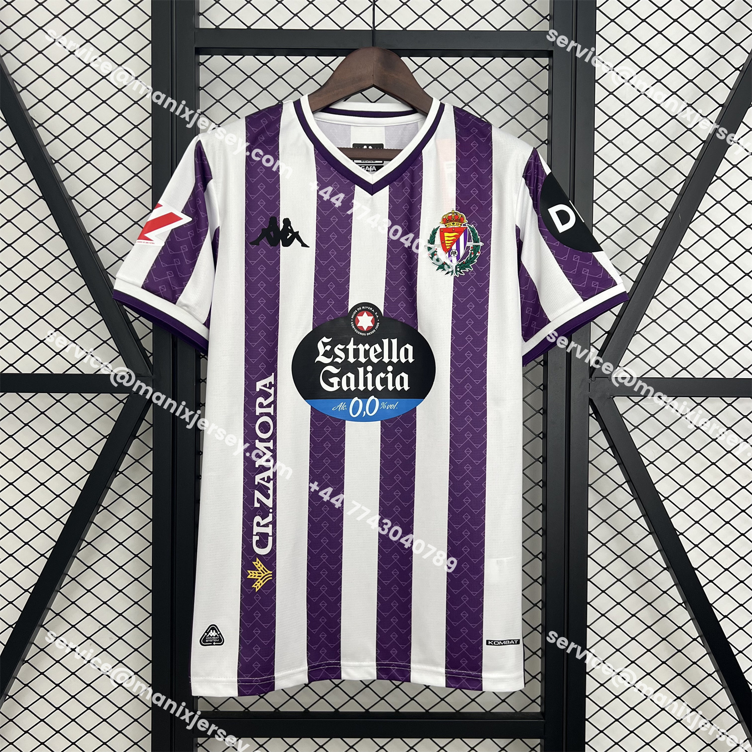 ManixJersey.com | Real Valladolid 25-26 Home Jersey - Fans Version -Customize Name, Number and Patch | Worldwide Shipping