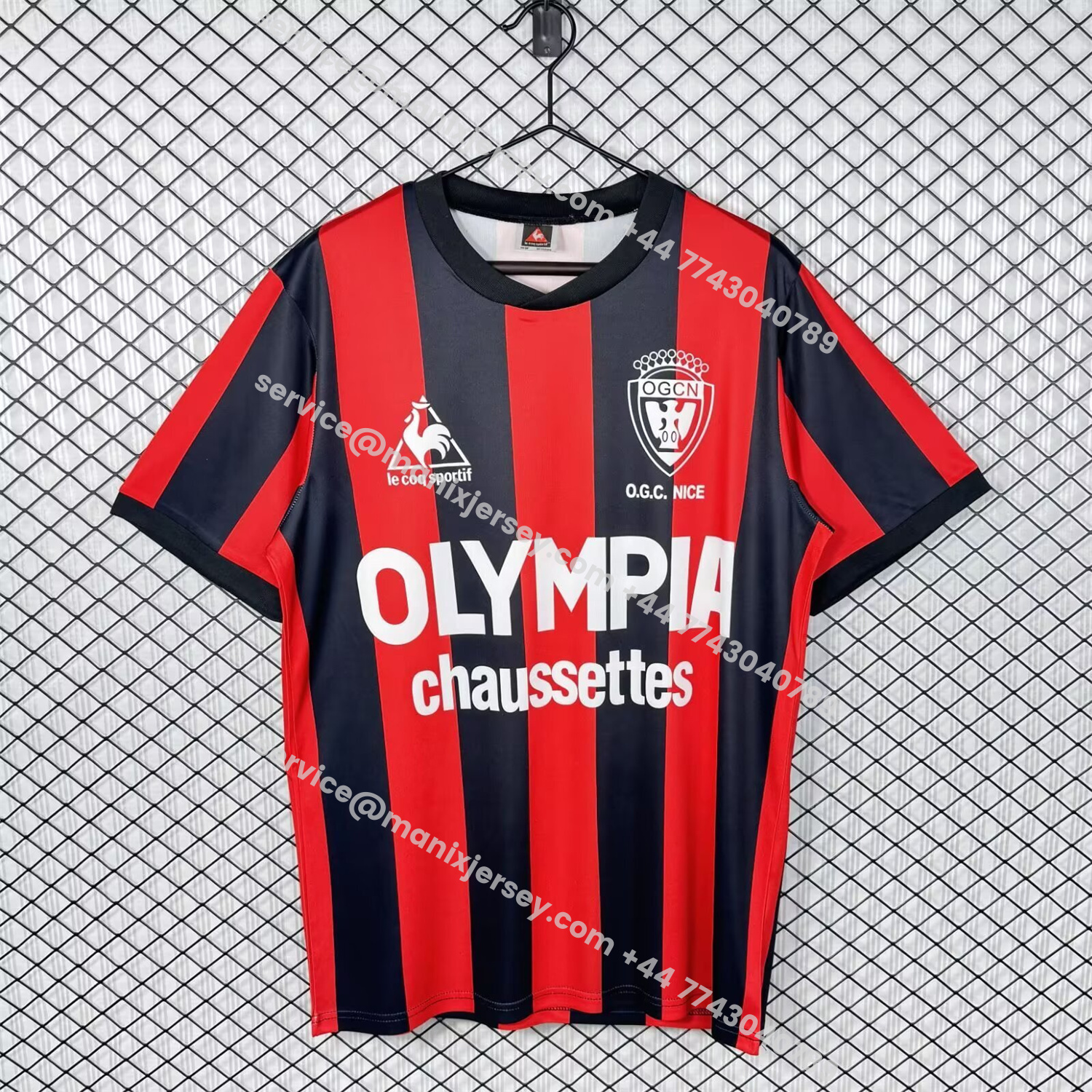 ManixJersey.com | Retro Nice 1977-78 Home Jersey -Customize Name, Number and Patch | Worldwide Shipping