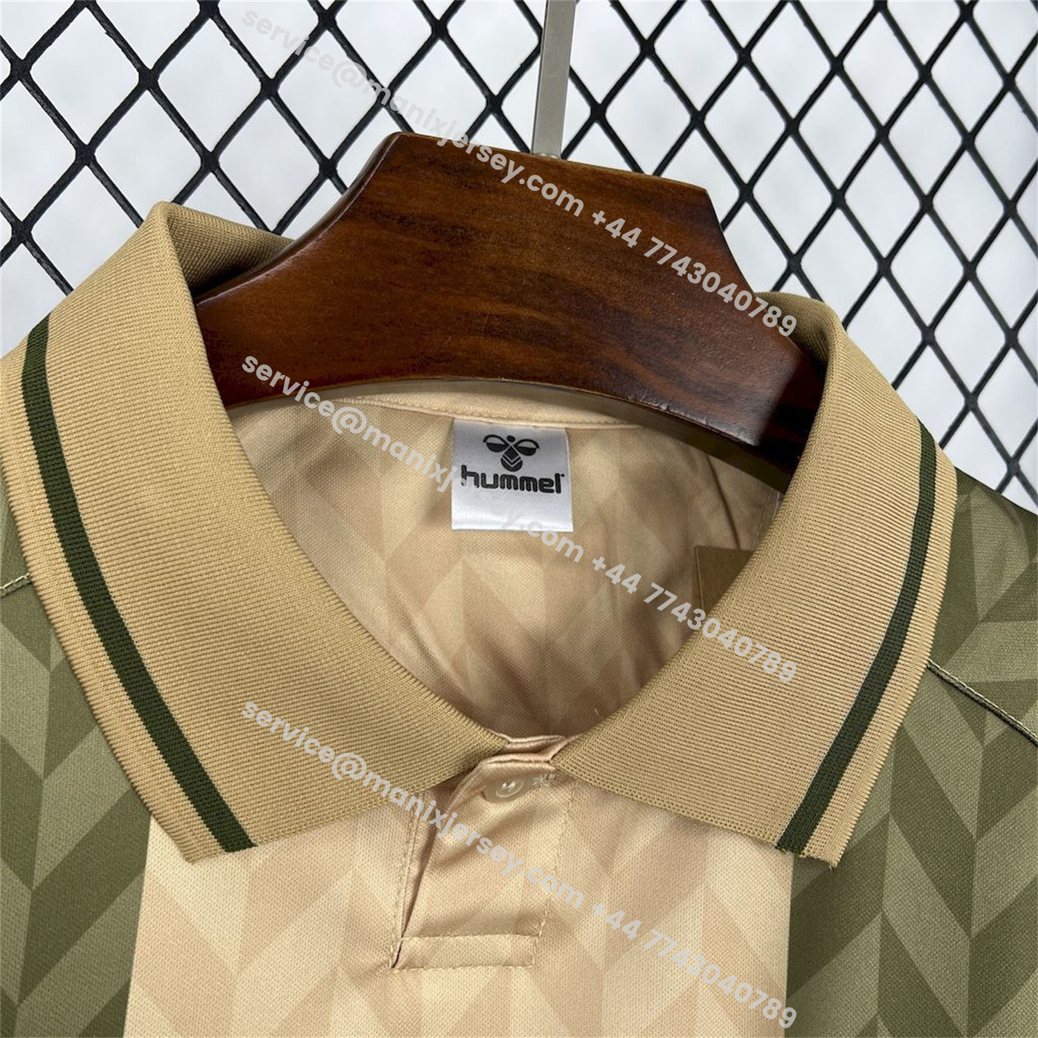 ManixJersey.com | Real Betis 25-26 Khaki Training Jersey - Fans Version -Customize Name, Number and Patch | Worldwide Shipping