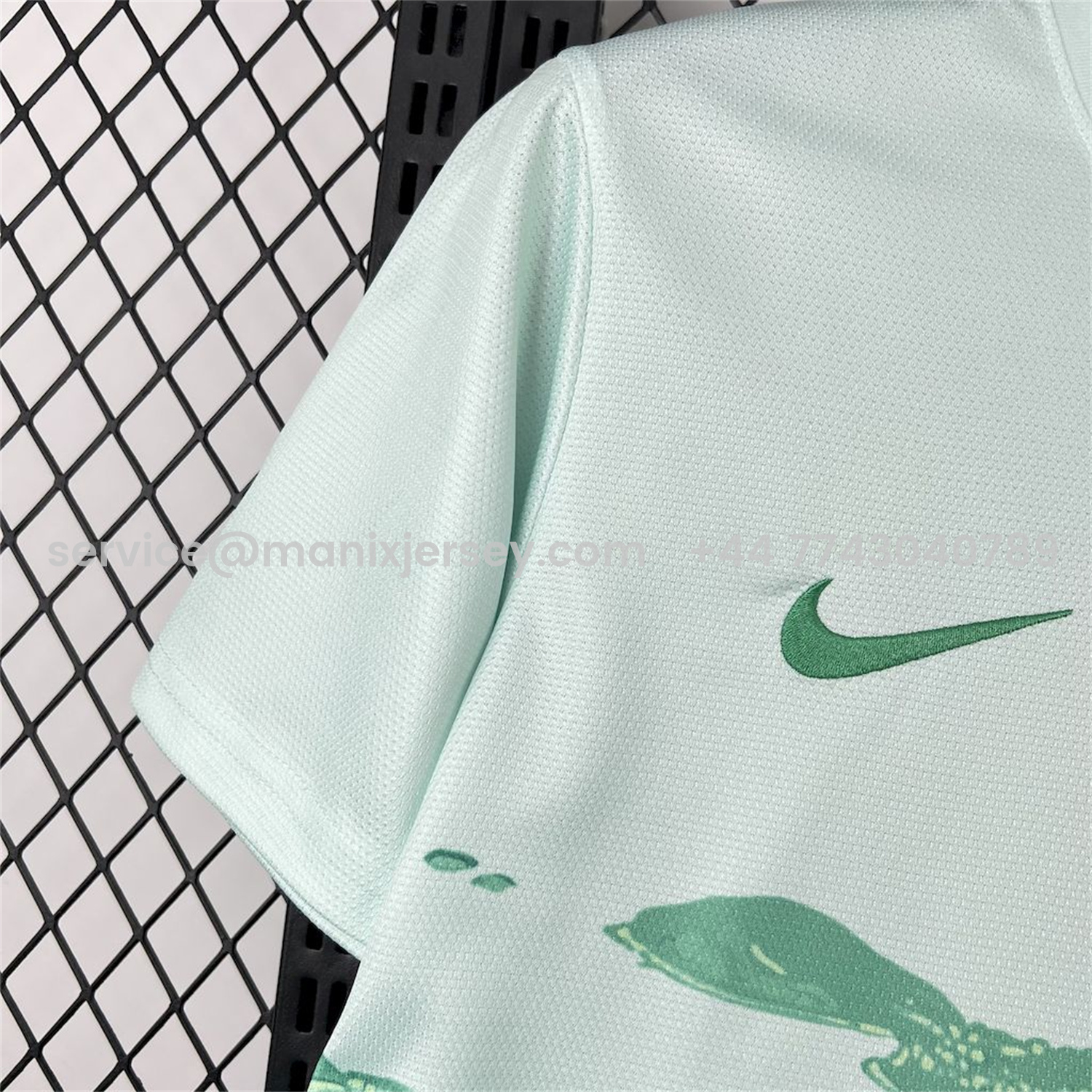 ManixJersey.com | Brazil 25-26 Light Green Jesus Statue Special Jersey - Fans Version -Customize Name, Number and Patch | Worldwide Shipping