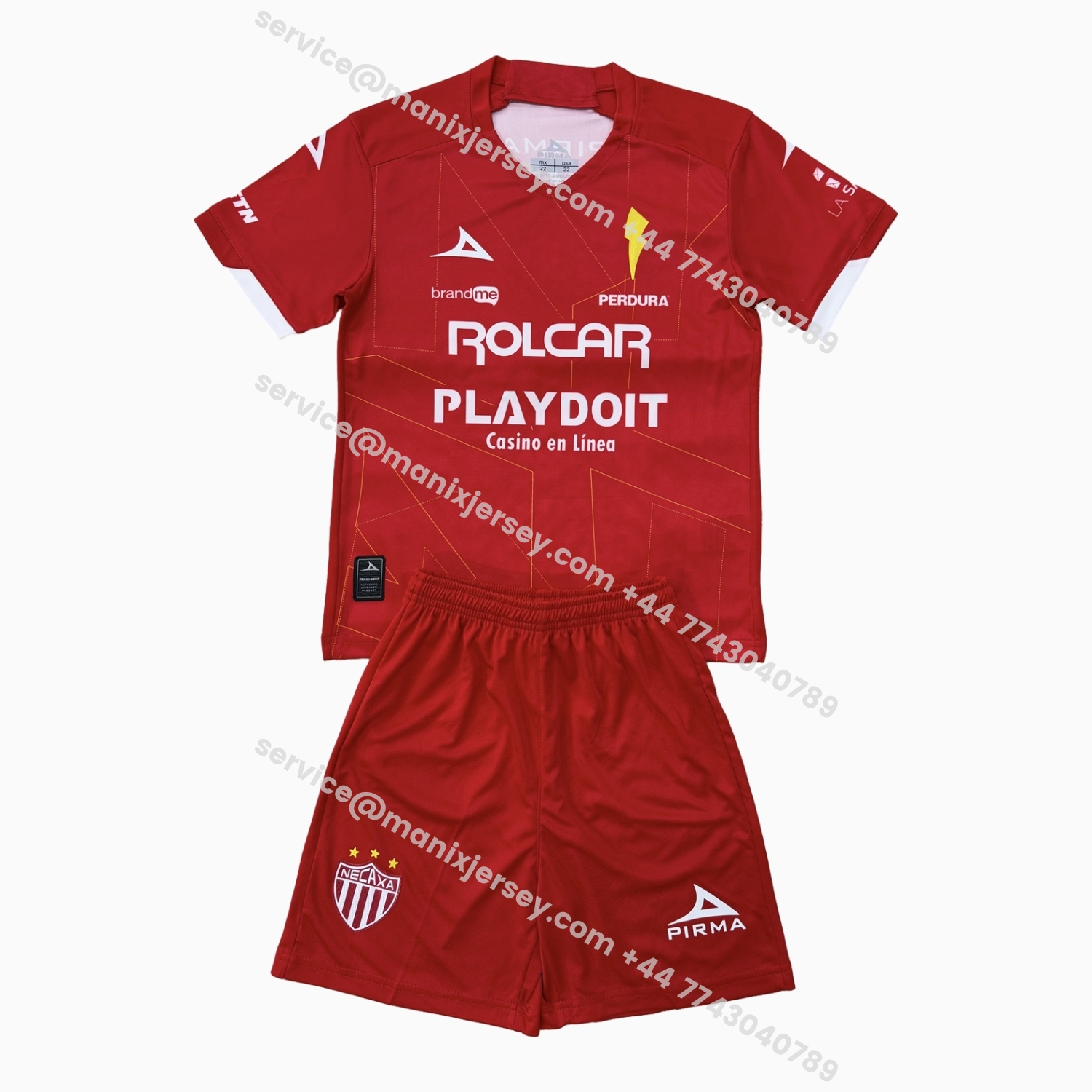 ManixJersey.com | Necaxa 25-26 Away Men's Adult Jersey Set - Fans Version -Customize Name, Number and Patch | Worldwide Shipping