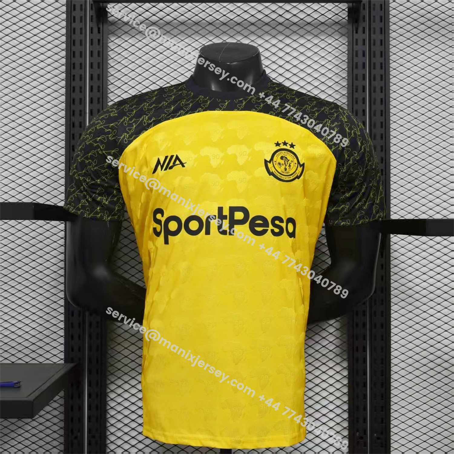 ManixJersey.com | Young Africans SC 25-26 Away Jersey - Player Version -Customize Name, Number and Patch | Worldwide Shipping