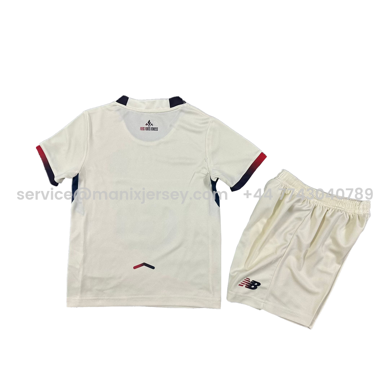 ManixJersey.com | Lille 25-26 Away Kids Kit -Customize Name, Number and Patch | Worldwide Shipping