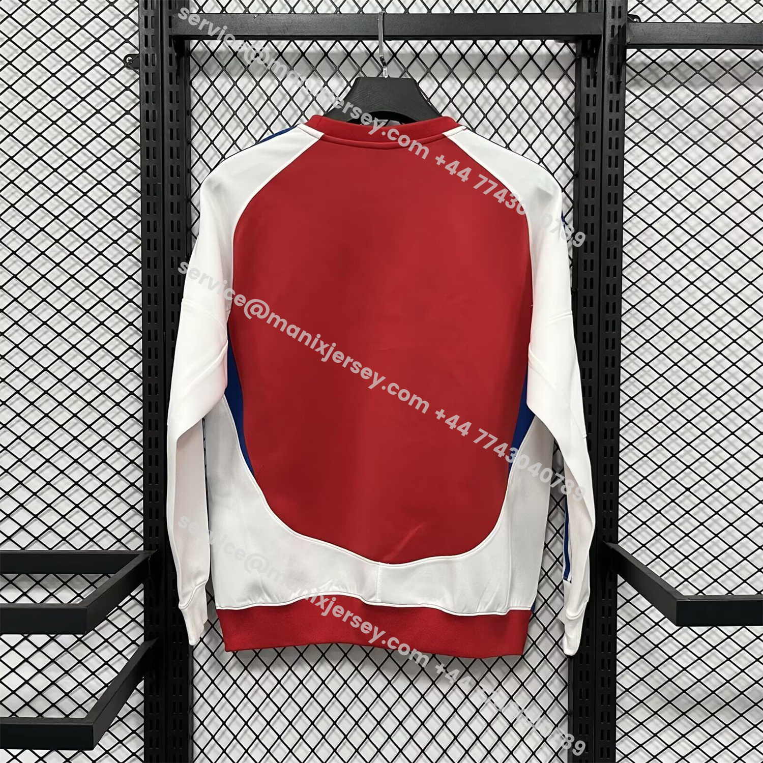 ManixJersey.com | Arsenal 25-26 Home Red Unisex Pullover Hoodie -Customize Name, Number and Patch | Worldwide Shipping