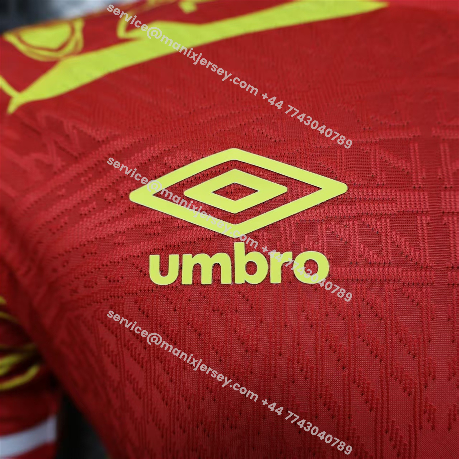 ManixJersey.com | Congo 2026 Third Red Jersey - Player Version -Customize Name, Number and Patch | Worldwide Shipping