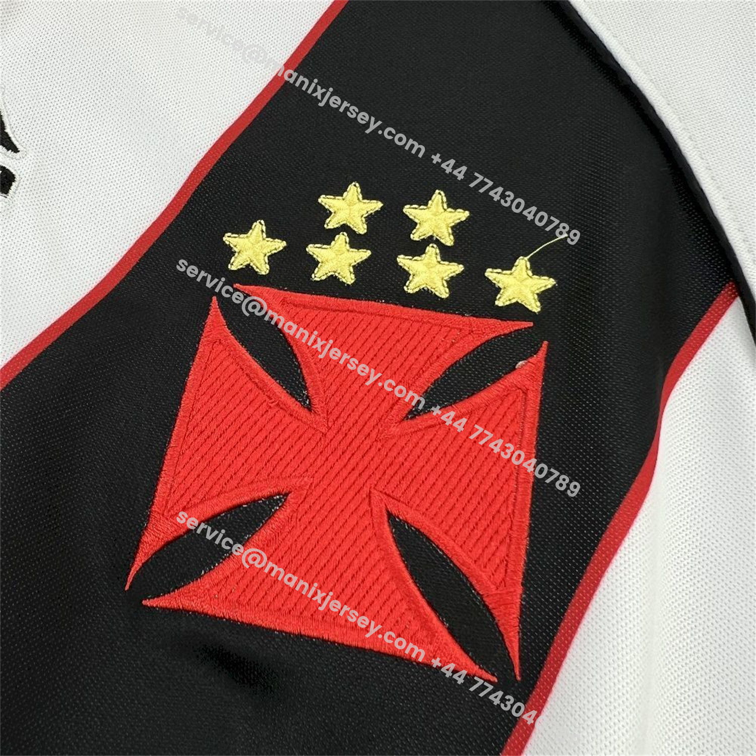 ManixJersey.com | Retro Vasco da Gama 2000-01 Away White Jersey -Customize Name, Number and Patch | Worldwide Shipping