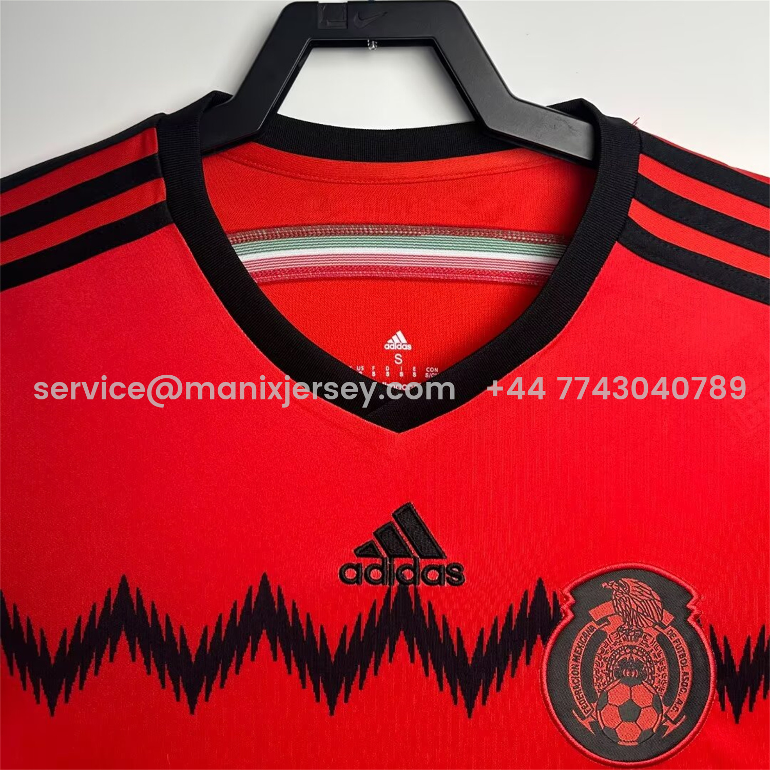 ManixJersey.com | Retro Mexico 2014 Away Red Jersey -Customize Name, Number and Patch | Worldwide Shipping