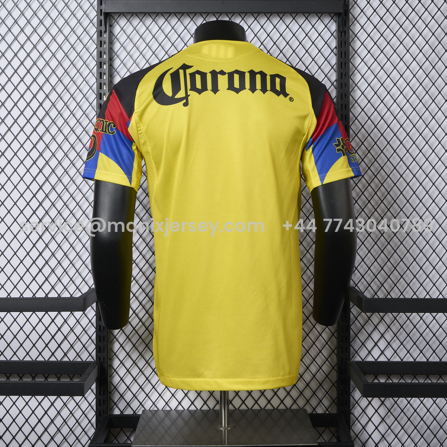 ManixJersey.com | Club América 25-26 Home Yellow Jersey - Player Version -Customize Name, Number and Patch | Worldwide Shipping