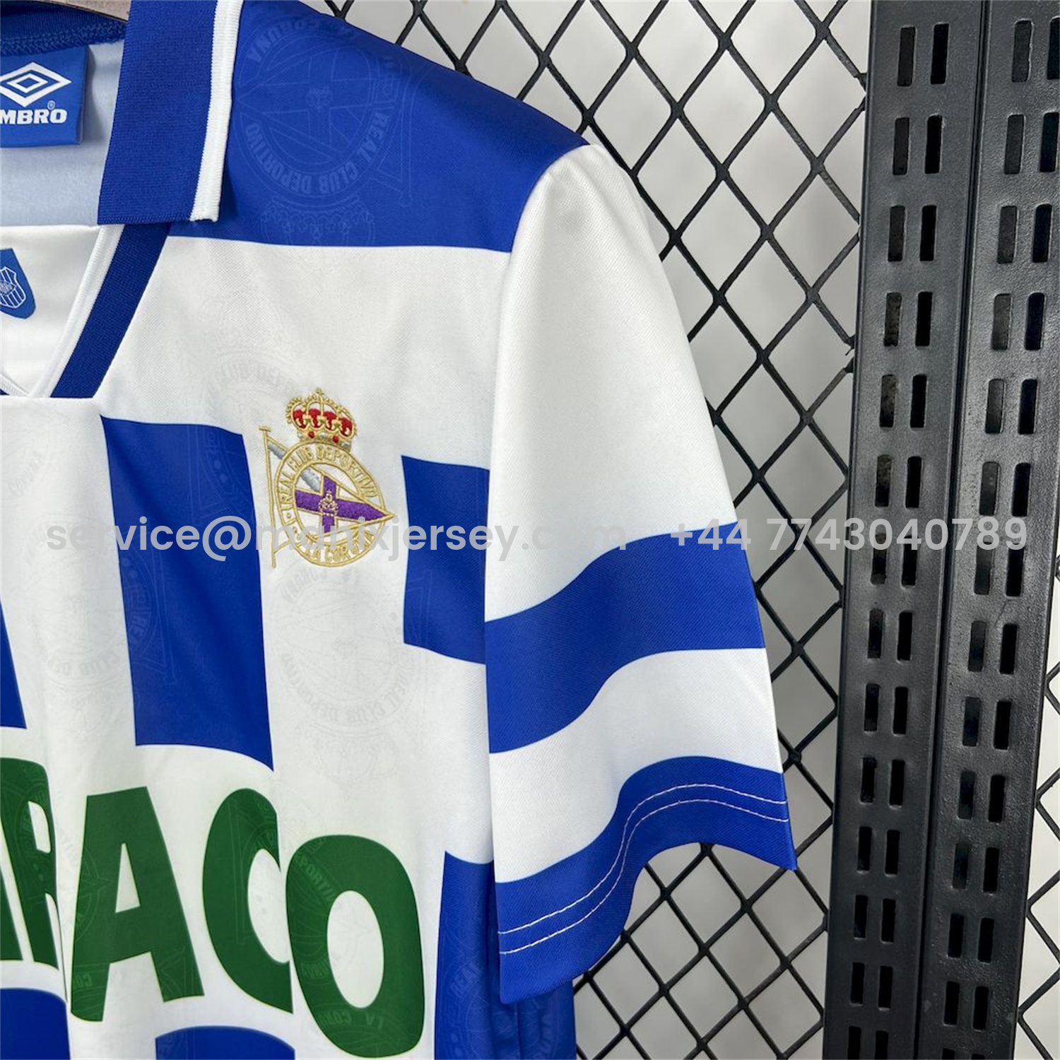 ManixJersey.com | Retro Deportivo de La Coruña 1994-95 Home Jersey -Customize Name, Number and Patch | Worldwide Shipping
