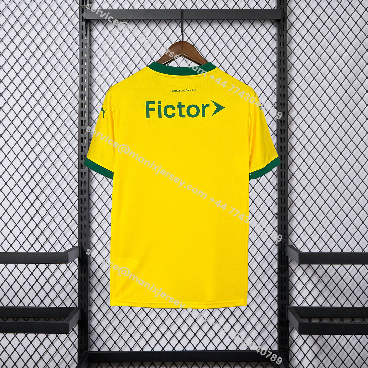 ManixJersey.com | Palmeiras 25-26 Third Yellow Jersey - Fans Version -Customize Name, Number and Patch | Worldwide Shipping