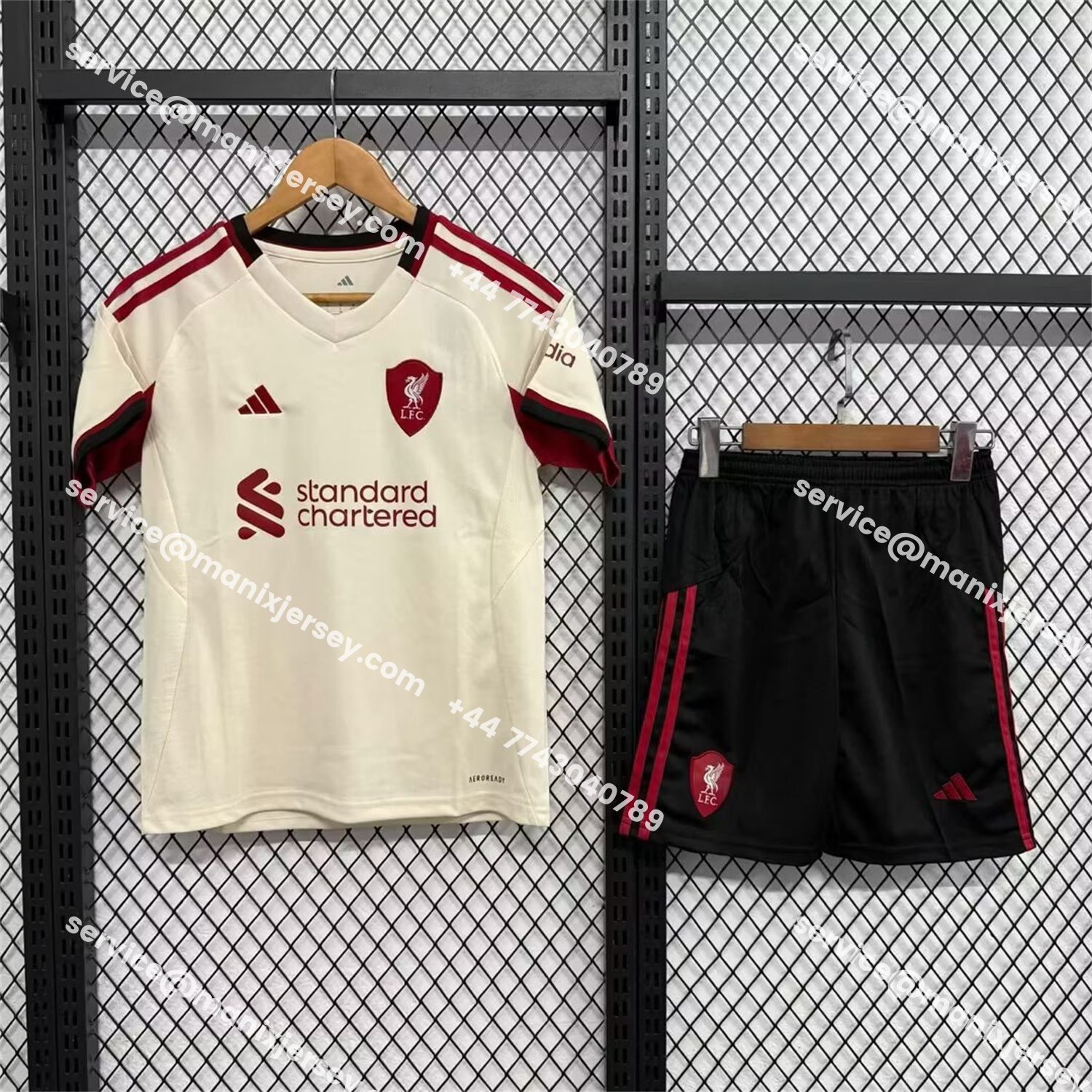 ManixJersey.com | Liver.pool 25-26 Away Kids Kit -Customize Name, Number and Patch | Worldwide Shipping