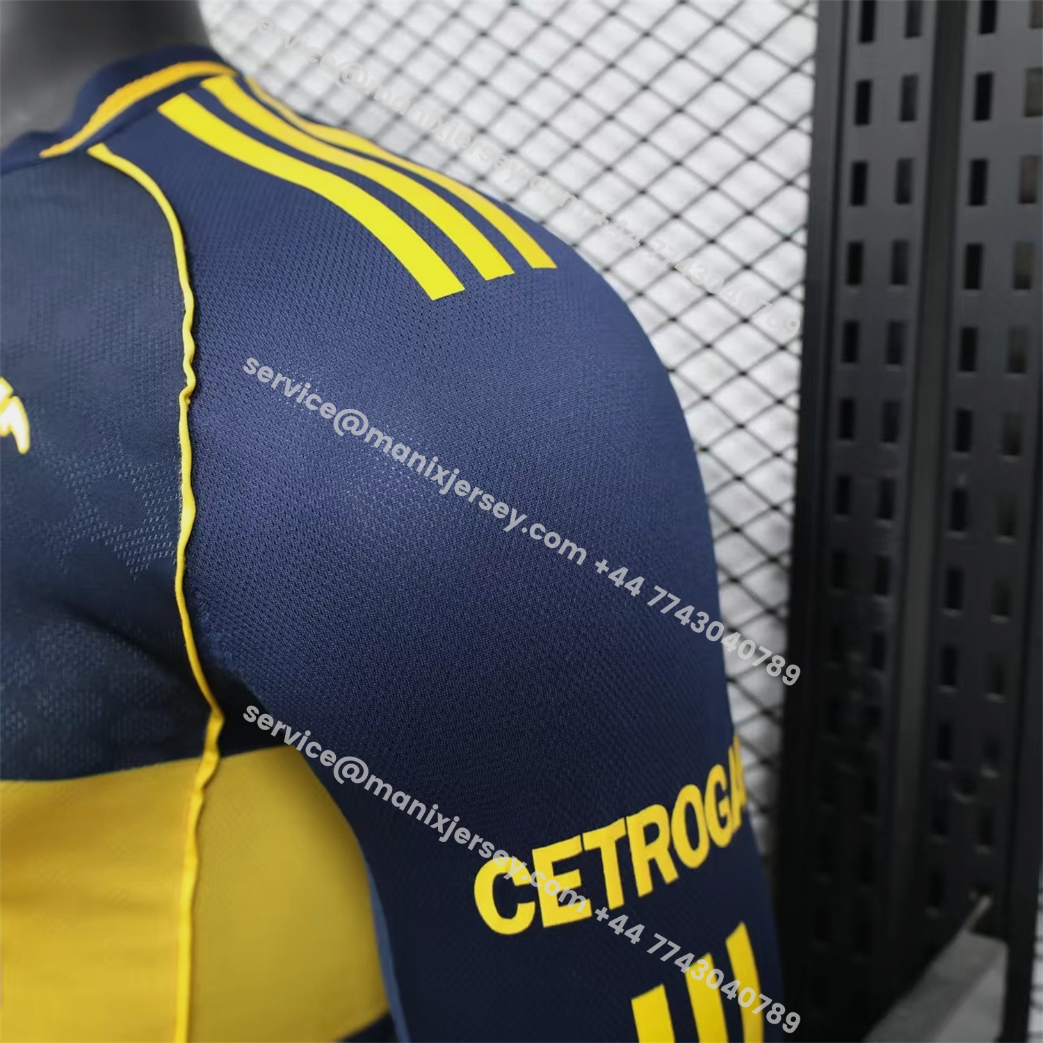ManixJersey.com | Boca Juniors 25-26 Home Long Sleeves Jersey - Player Version -Customize Name, Number and Patch | Worldwide Shipping