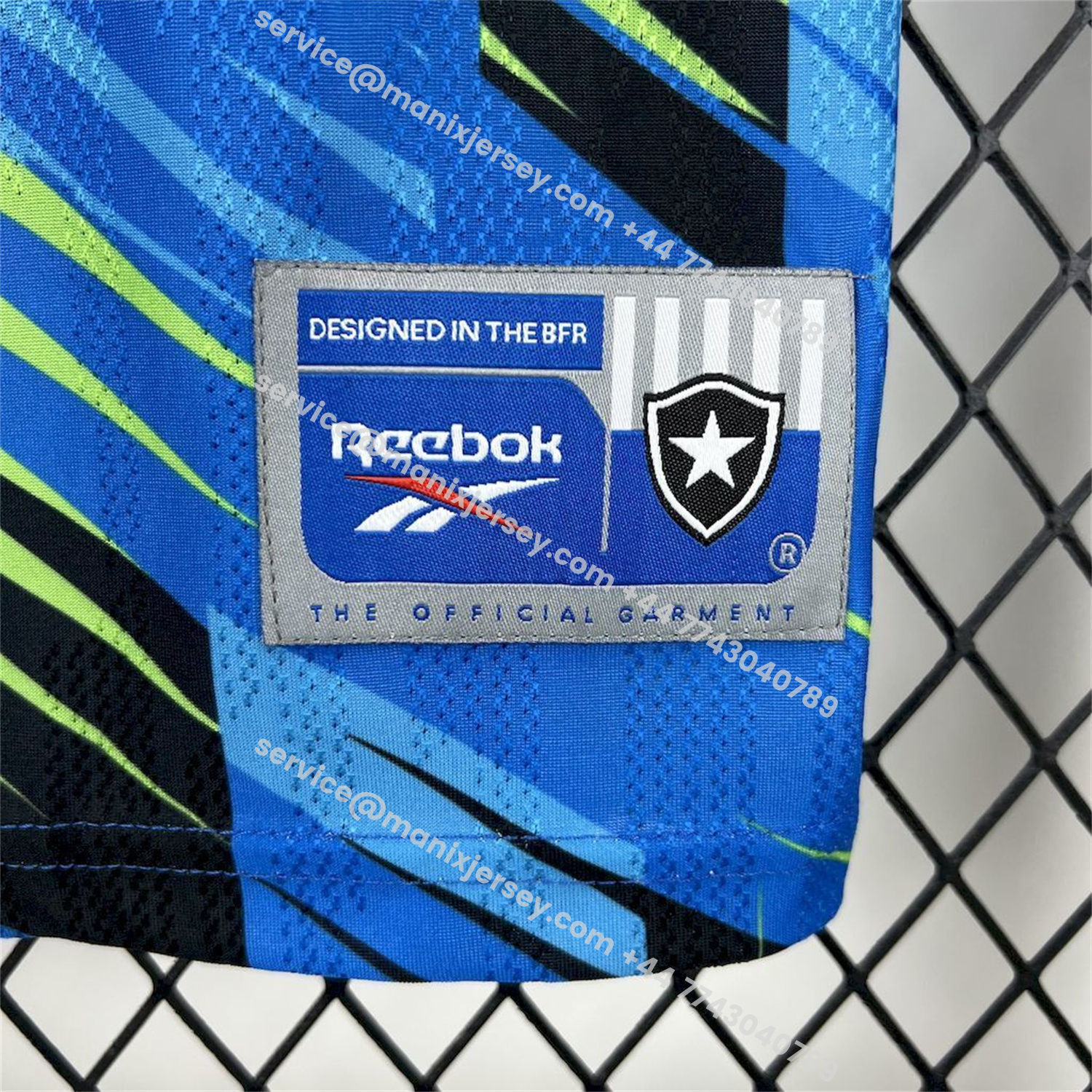 ManixJersey.com | Botafogo 25-26 Goalkeeper Blue Jersey - Fans Version -Customize Name, Number and Patch | Worldwide Shipping