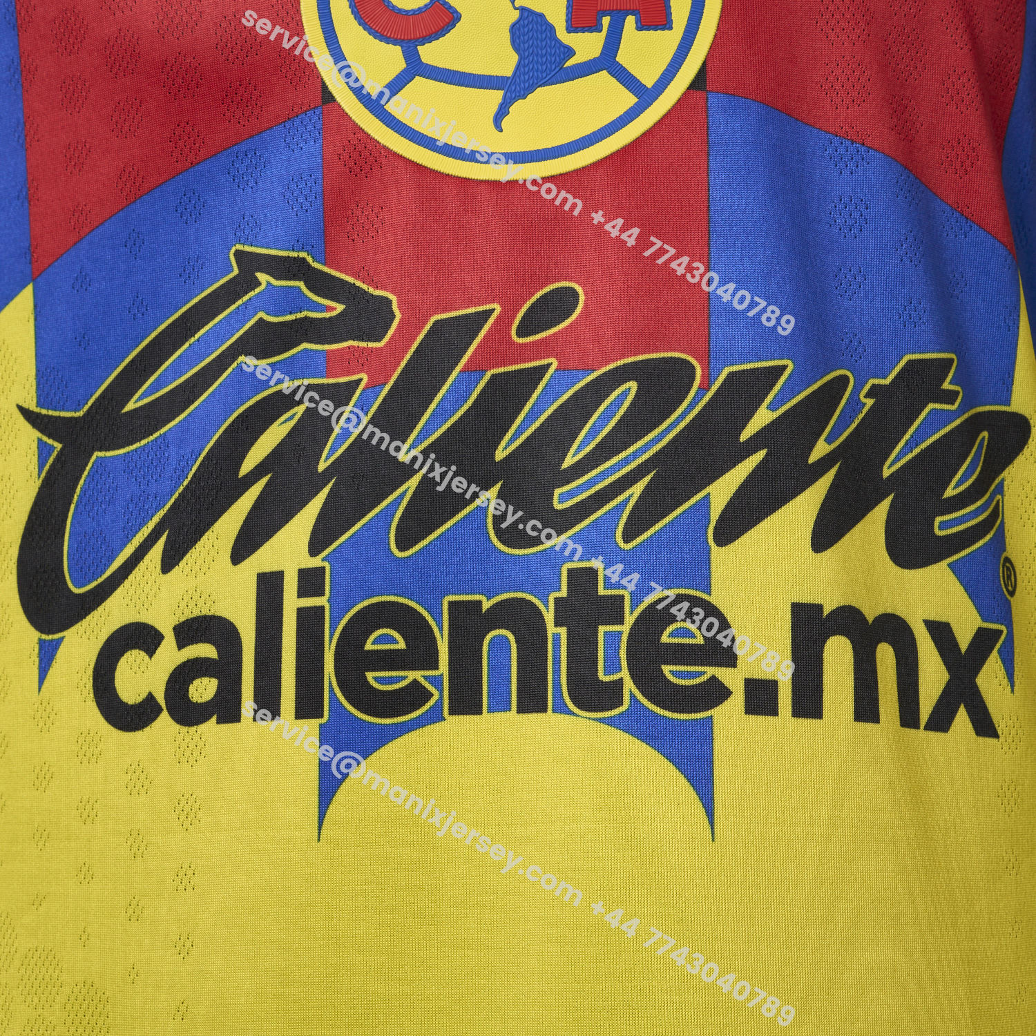 ManixJersey.com | 【El Día de Muertos Font】Club América 25-26 Home Yellow Jersey - Player Version -Customize Name, Number and Patch | Worldwide Shipping