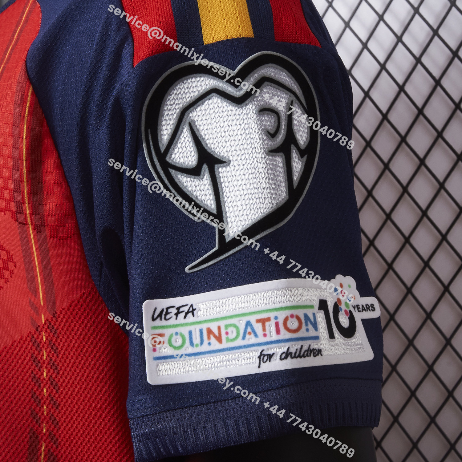 ManixJersey.com | Spain 2026 Home Jersey - Player Version -Customize Name, Number and Patch | Worldwide Shipping