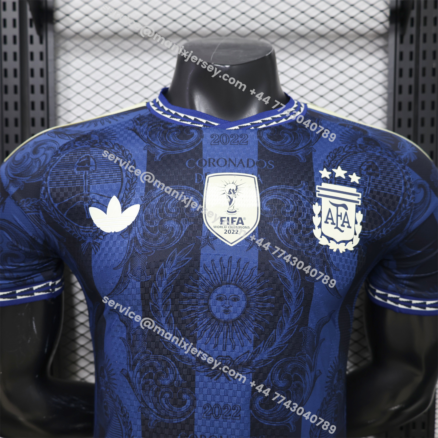 Argentina 2026 Dark Blue And Black Pattern Sun Special Edition Jersey - Player Version:football jersey mysite: unitedjerseyfootball 邓江浪:football
