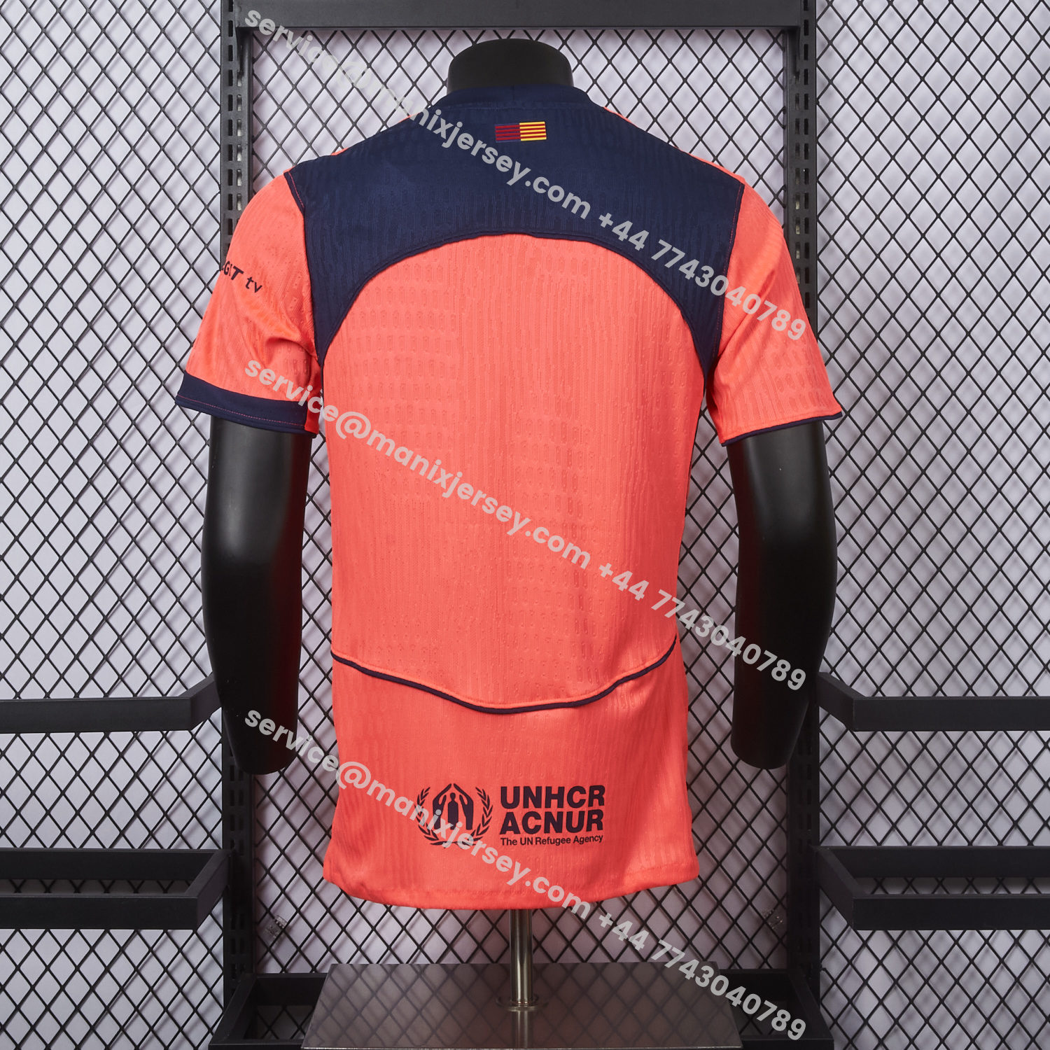 ManixJersey.com | Barcelona 25-26 Third Orange Jersey - Player Version -Customize Name, Number and Patch | Worldwide Shipping