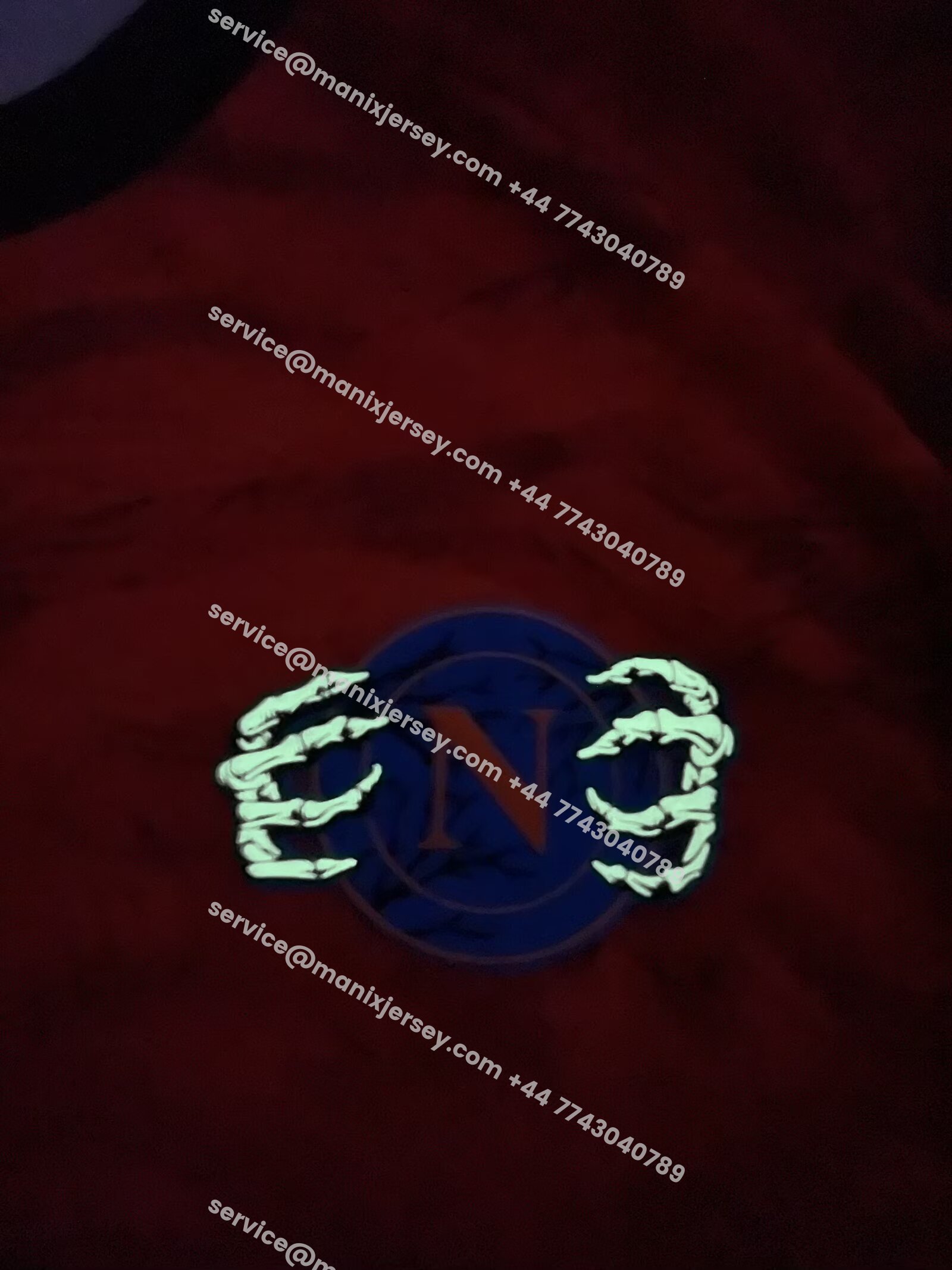 ManixJersey.com | Napoli 25-26 Halloween Orange Goalkeeper Jersey - Fans Version -Customize Name, Number and Patch | Worldwide Shipping