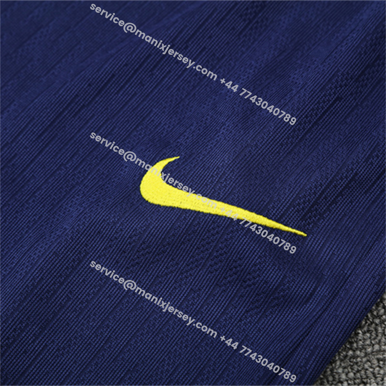 ManixJersey.com | Barcelona 25-26 Long Sleeve Training Set - Royal Blue Top Yellow Sponsor & Royal Blue Pants -Customize Name, Number and Patch | Worldwide Shipping