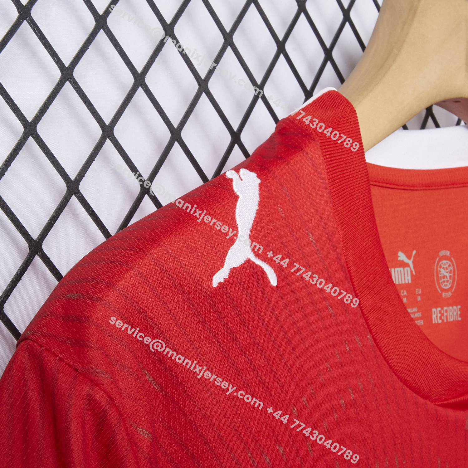 ManixJersey.com | Switzerland 25-26 Home (Informal-release Version) Red Jersey - Fans Version -Customize Name, Number and Patch | Worldwide Shipping