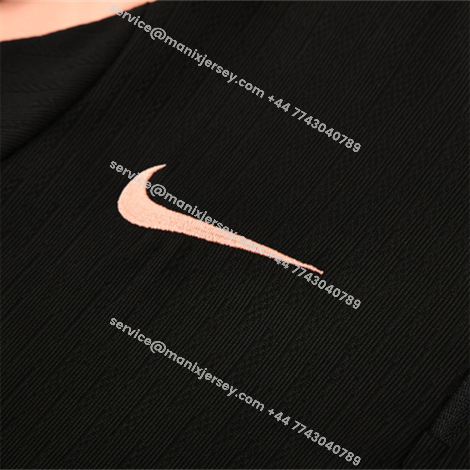 ManixJersey.com | France 25-26 Long Sleeve Training Set - Player Version - Black Top and Pants -Customize Name, Number and Patch | Worldwide Shipping