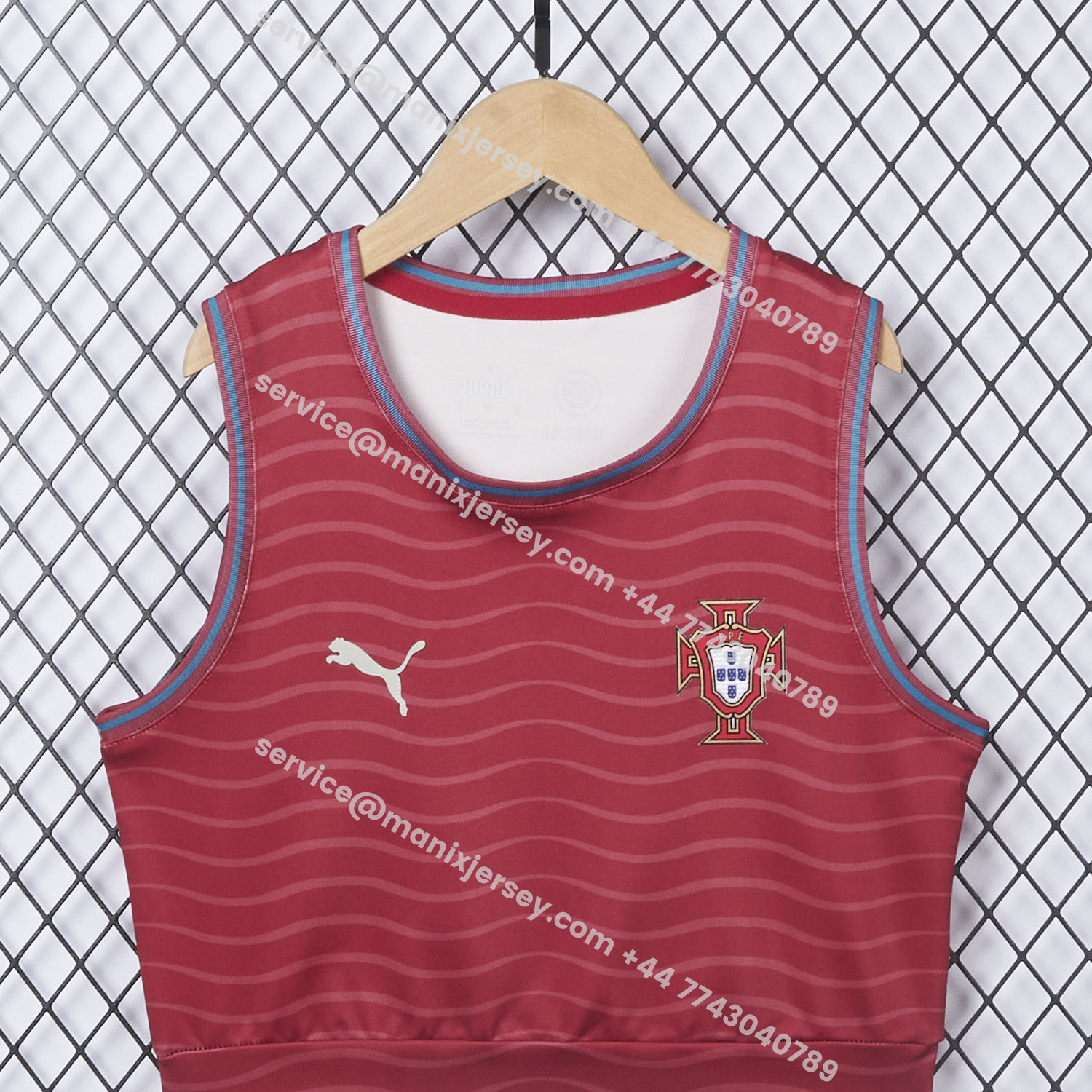 ManixJersey.com | Women's Portugal 2026 Home Yoga Vest -Customize Name, Number and Patch | Worldwide Shipping