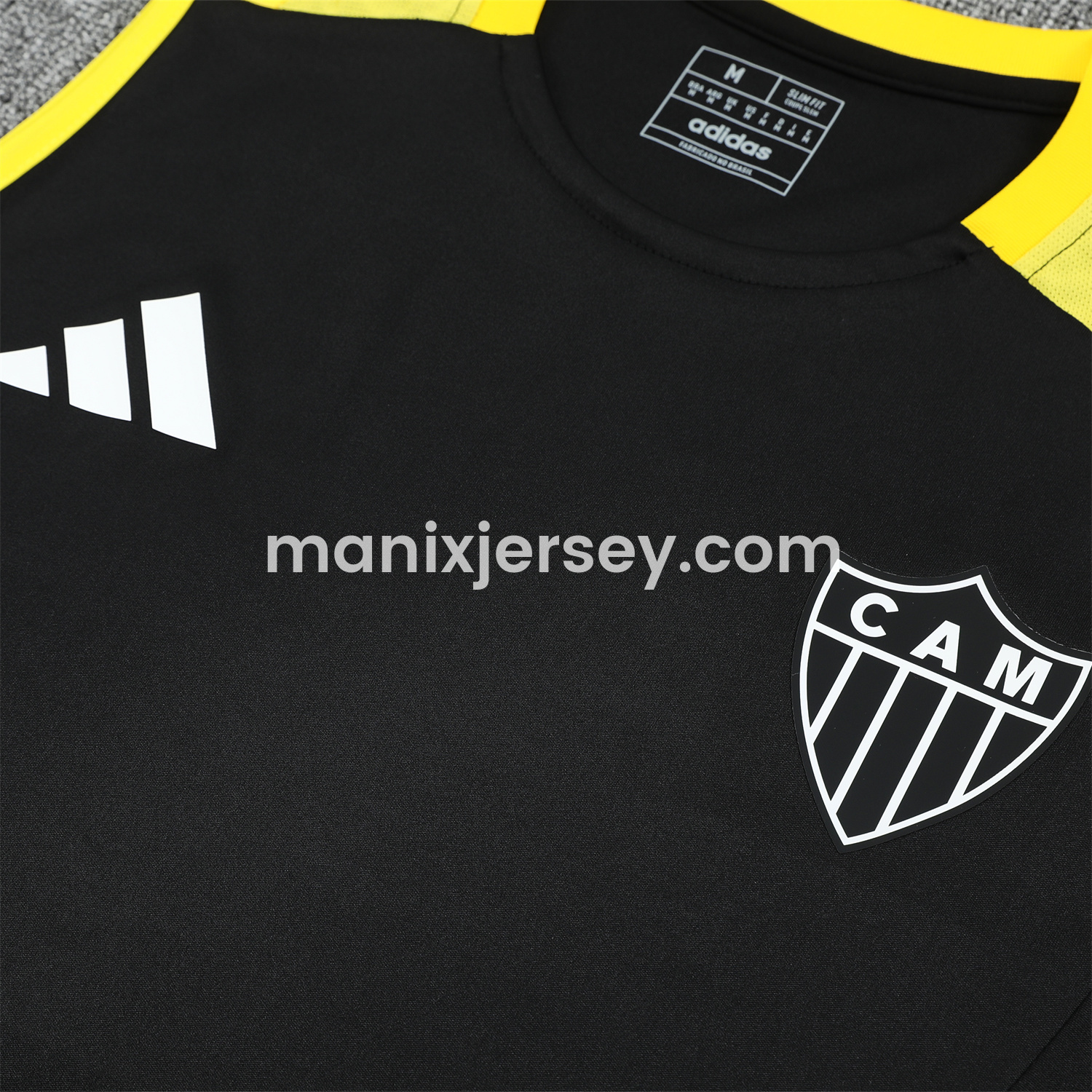 ManixJersey.com | Atletico Mineiro 25-26 Vest Training Set - Black Vest With Black Shorts -Customize Name, Number and Patch | Worldwide Shipping