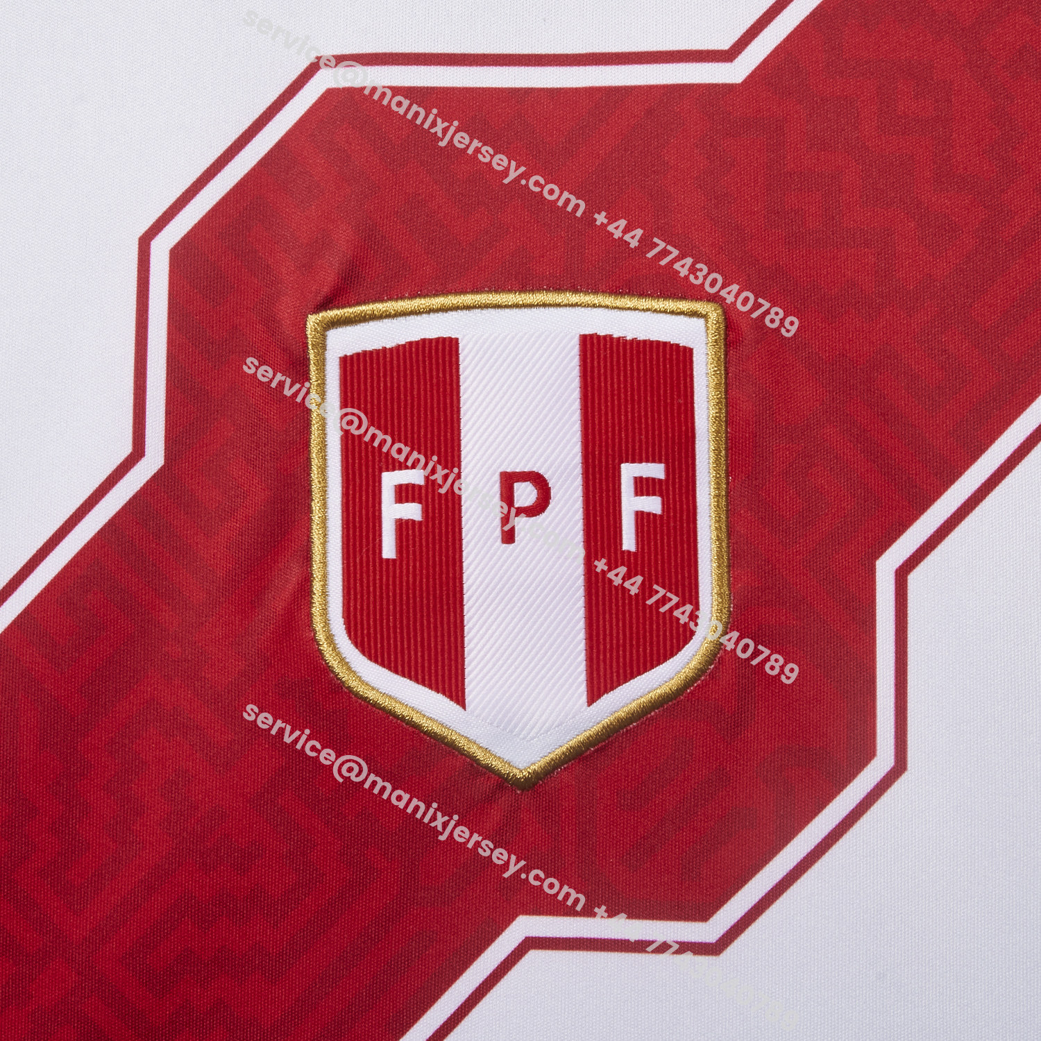 ManixJersey.com | Peru 2026 Home Jersey - Fans Version -Customize Name, Number and Patch | Worldwide Shipping