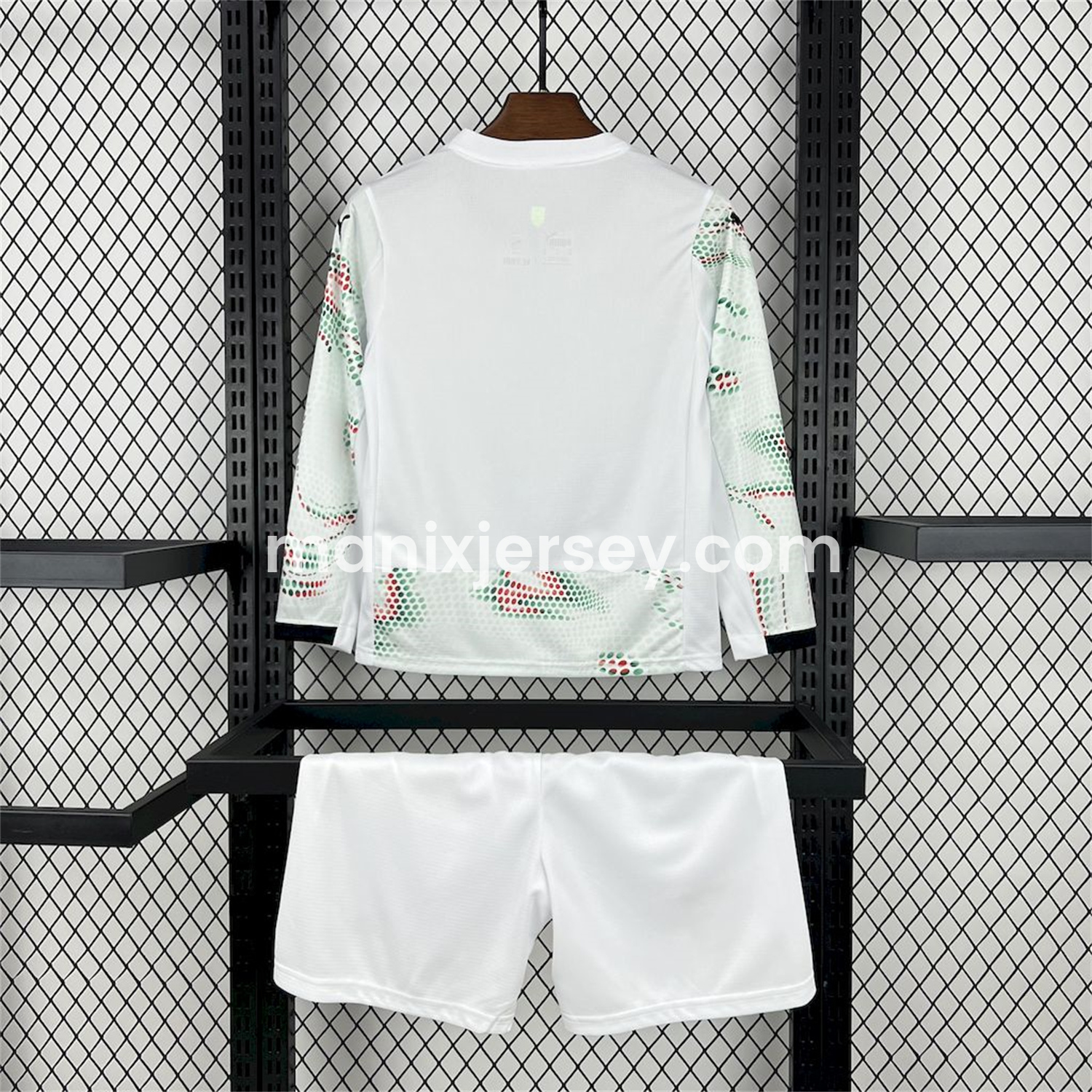 ManixJersey.com | Portugal 2025-26 Away Long Sleeves Kids Kit -Customize Name, Number and Patch | Worldwide Shipping