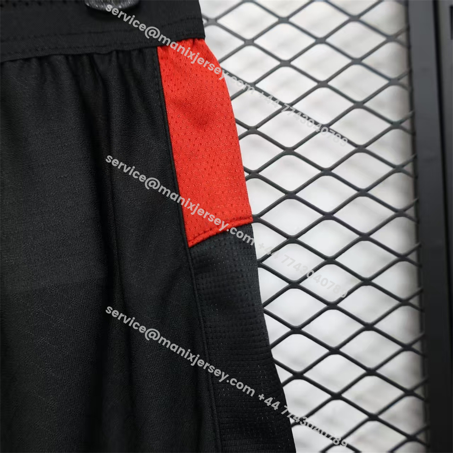 ManixJersey.com | AC Milan 25-26 Home Black Shorts - Player Version -Customize Name, Number and Patch | Worldwide Shipping