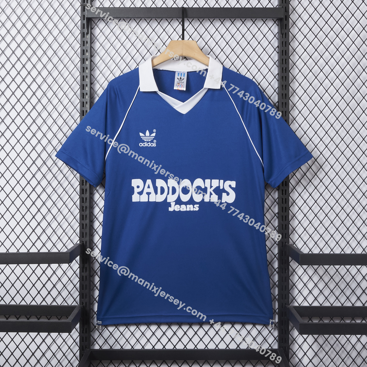 ManixJersey.com | Retro Schalke 04 1984-85 Home Jersey -Customize Name, Number and Patch | Worldwide Shipping