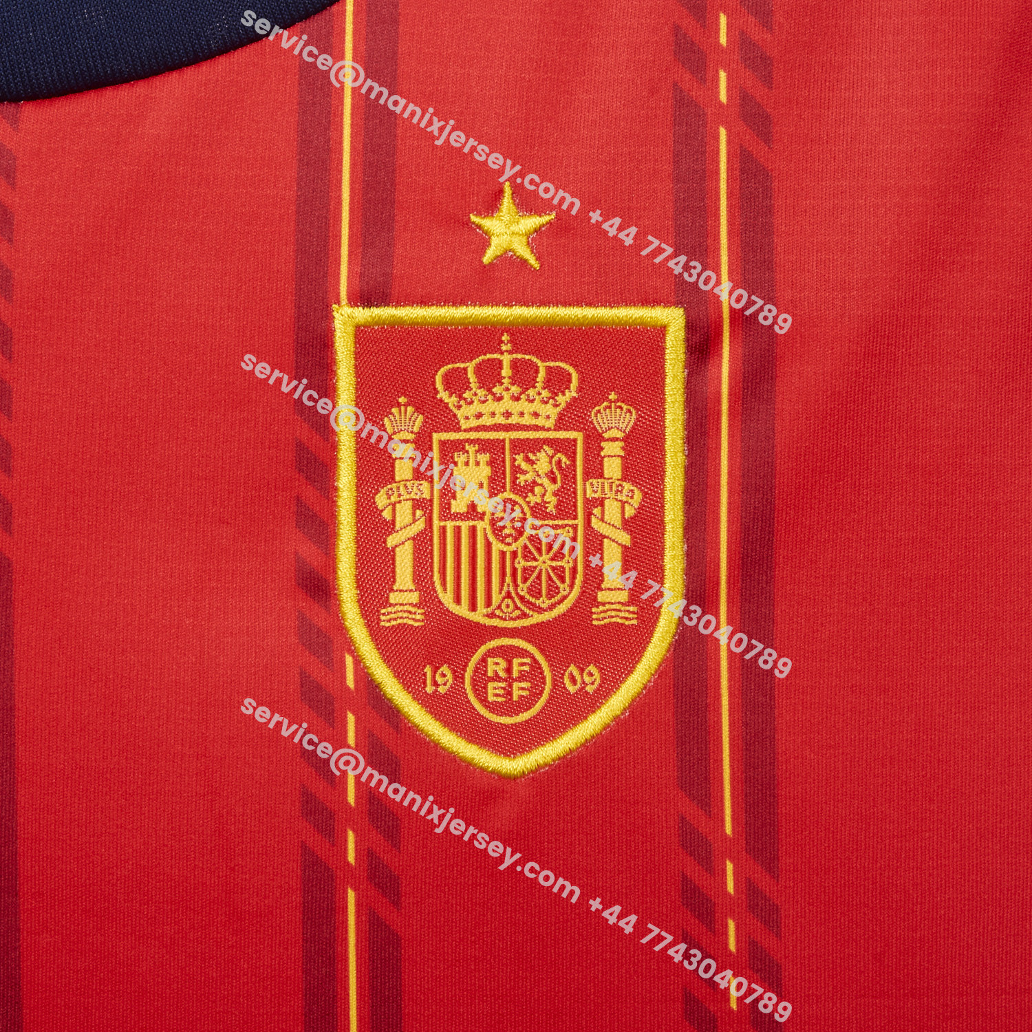ManixJersey.com | Women's Spain 2026 Home Cropped Jersey -Customize Name, Number and Patch | Worldwide Shipping