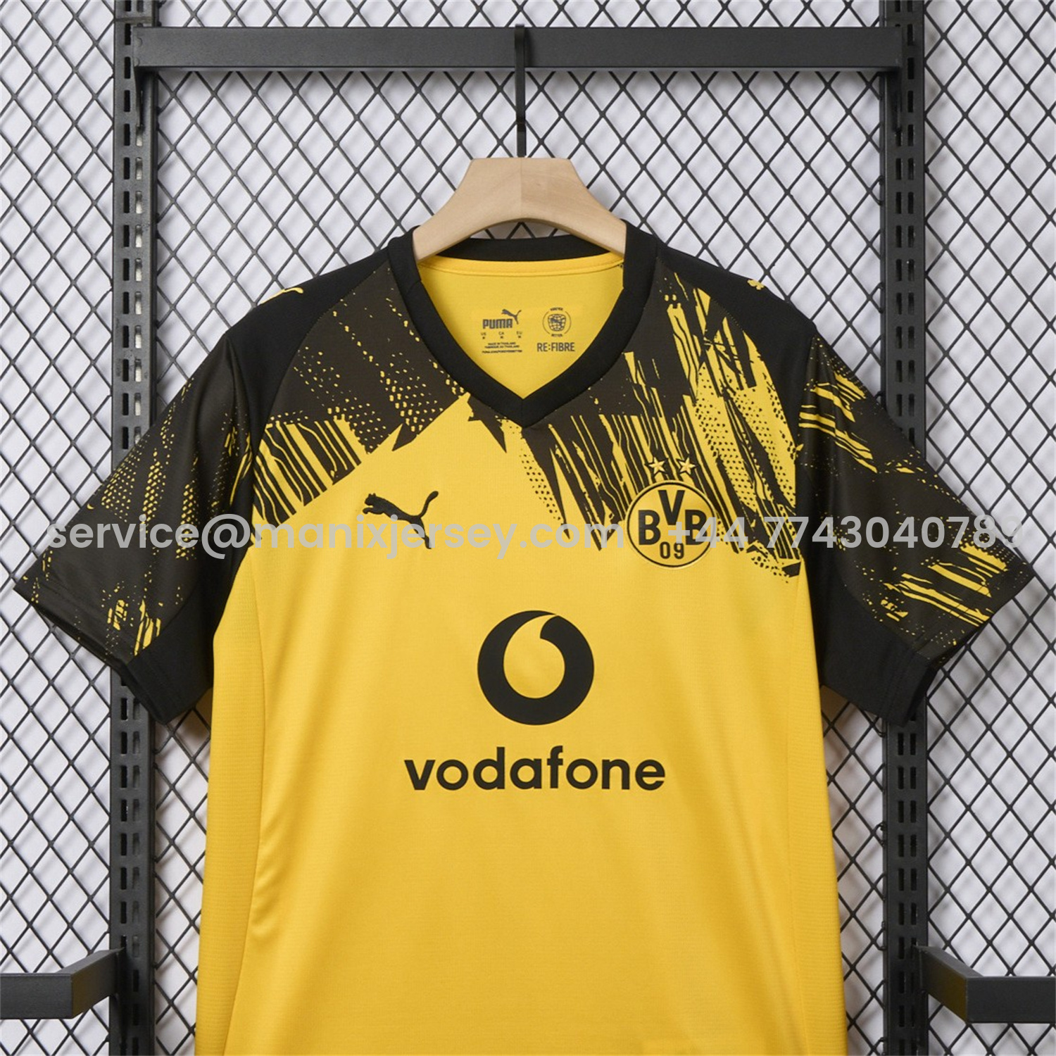 ManixJersey.com | Dortmund 25-26 Home Jersey - Fans Version -Customize Name, Number and Patch | Worldwide Shipping