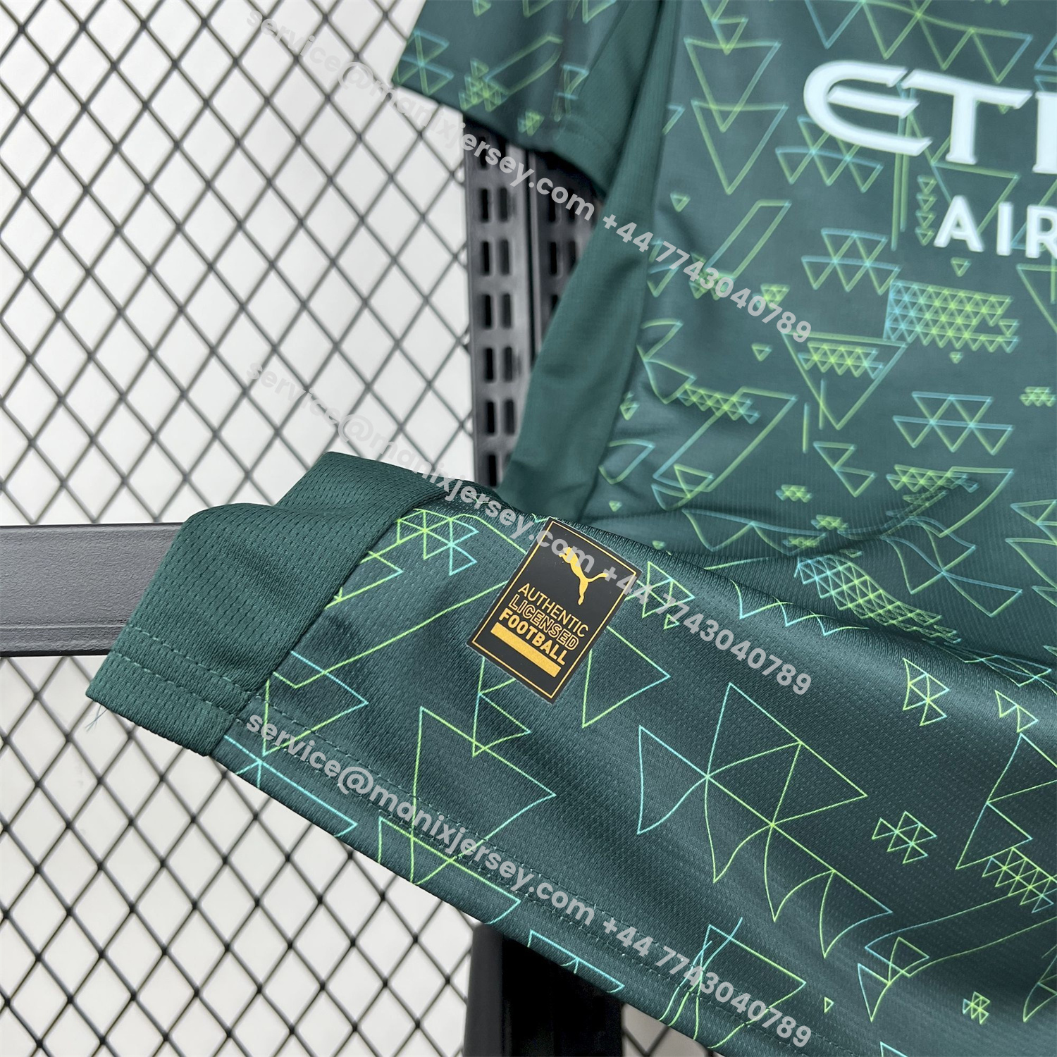 ManixJersey.com | Manchester City 25-26 Fourth Green Jersey - Fans Version -Customize Name, Number and Patch | Worldwide Shipping