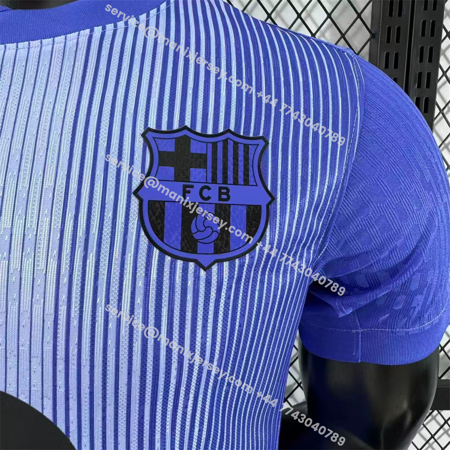 ManixJersey.com | Barcelona 25-26 Purple Gradient Pre-Match Training Jersey - Player Version -Customize Name, Number and Patch | Worldwide Shipping