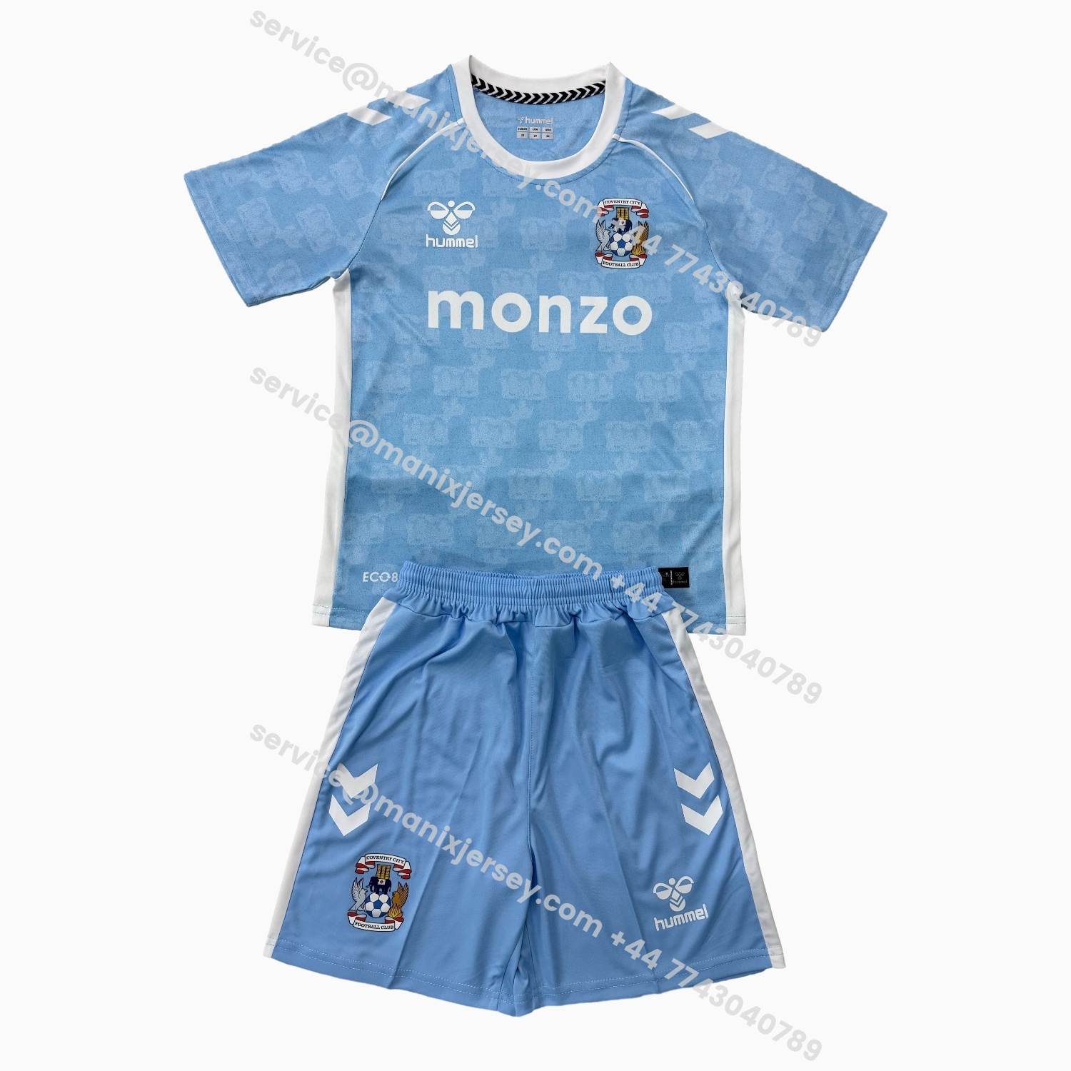 ManixJersey.com | Coventry City 25-26 Home Kids Kit -Customize Name, Number and Patch | Worldwide Shipping