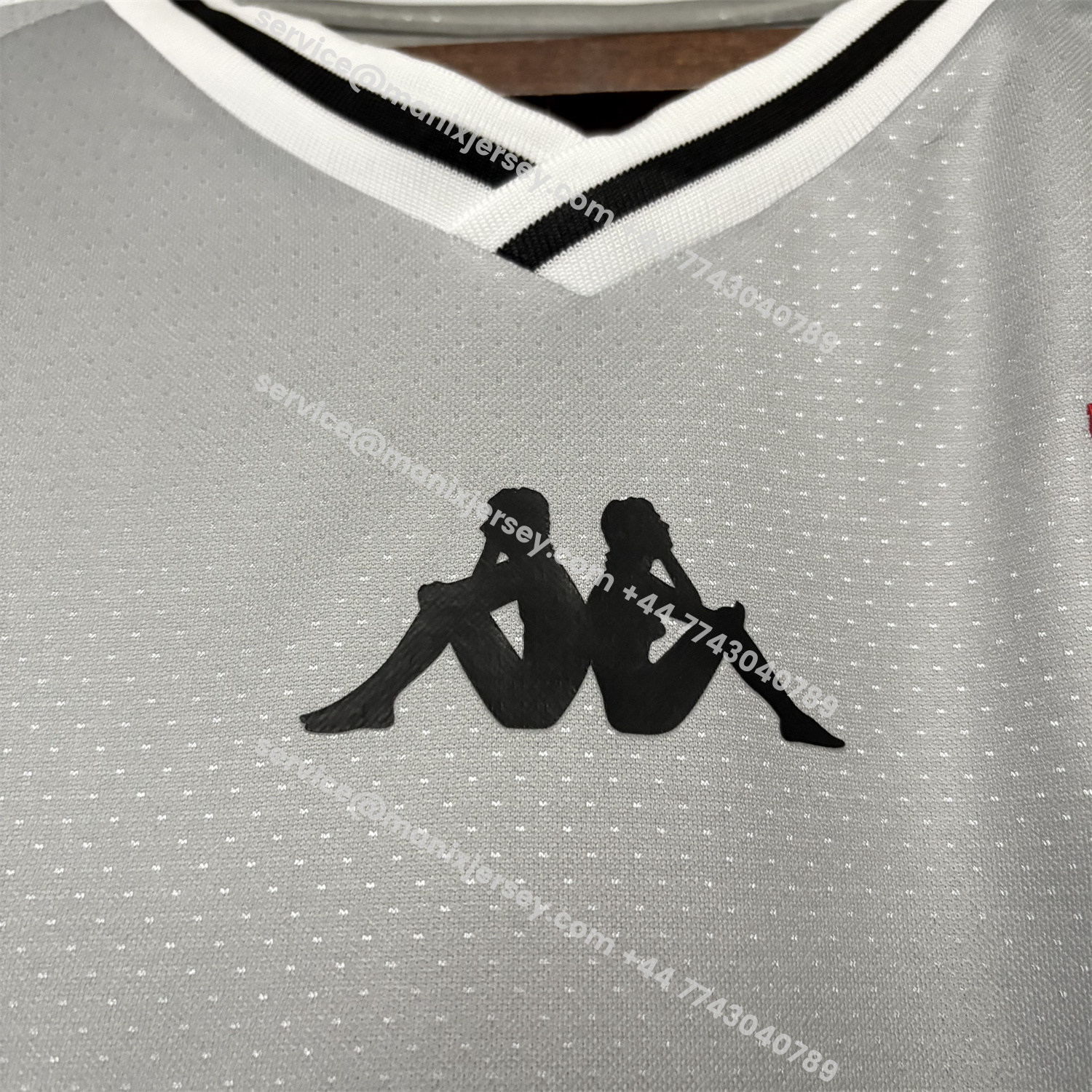 ManixJersey.com | Vasco da Gama 25-26 Grey Pre-Match Jersey - Fans Version -Customize Name, Number and Patch | Worldwide Shipping