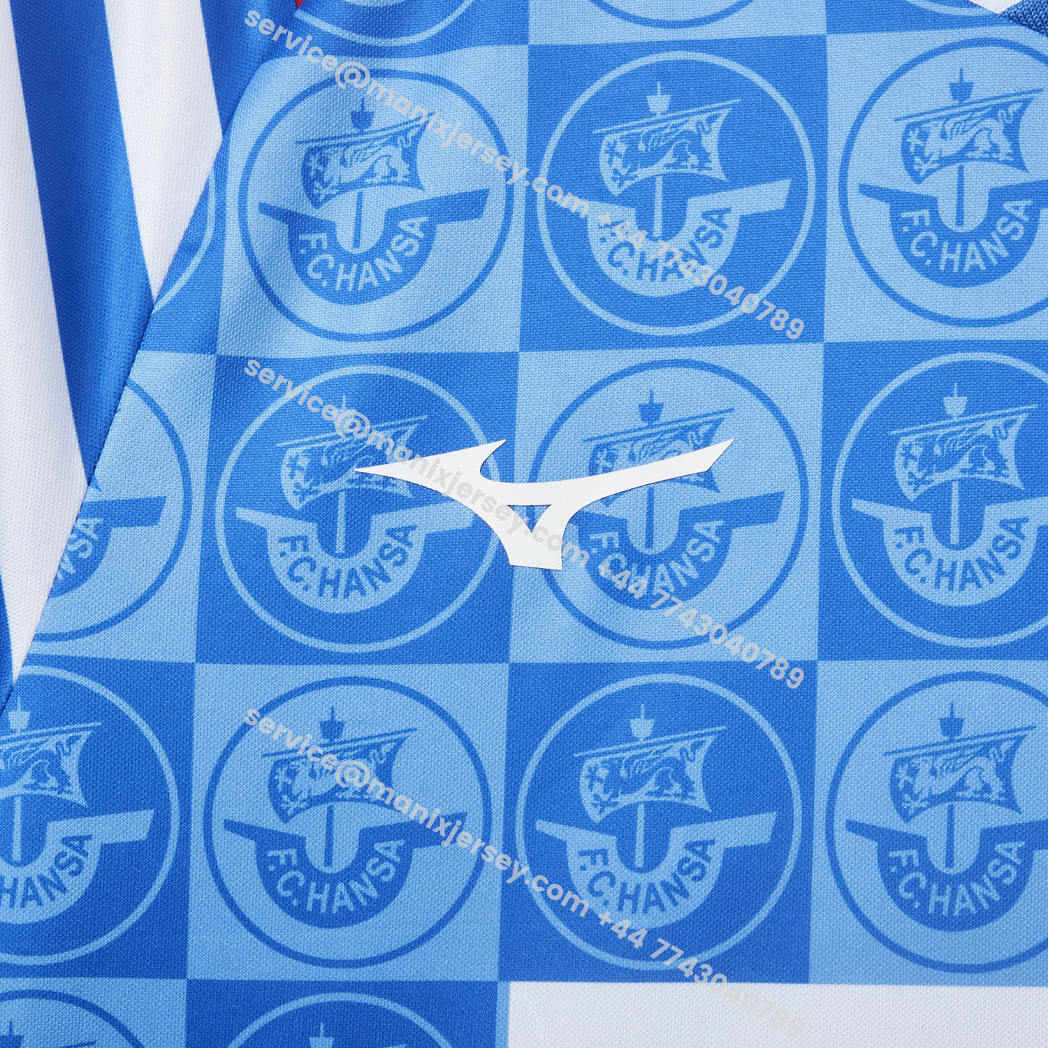 ManixJersey.com | Hansa Rostock 25-26 Home Jersey - Fans Version -Customize Name, Number and Patch | Worldwide Shipping