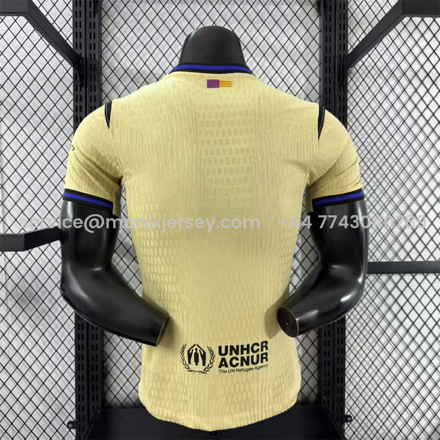 ManixJersey.com | Barcelona 25-26 Away Unsponsored Jersey - Player Version -Customize Name, Number and Patch | Worldwide Shipping